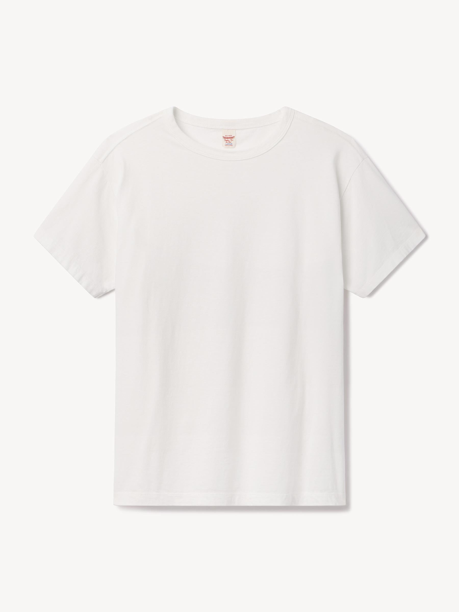 White Toughknit Tubular Tee 2 Pack