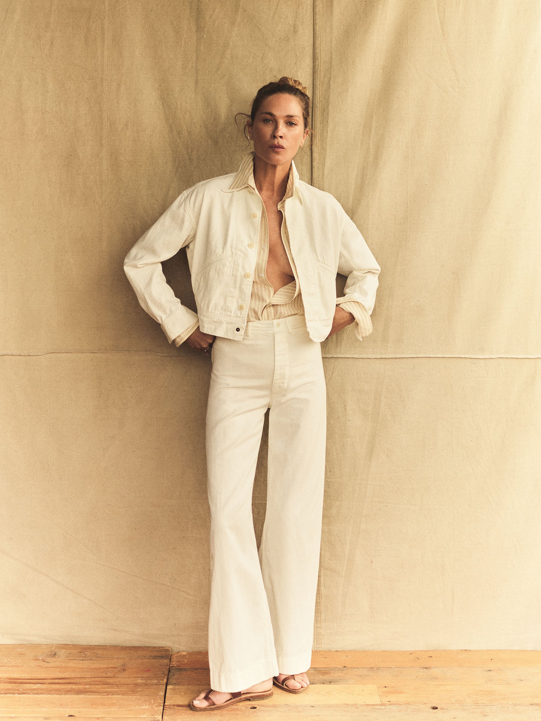 White Sailorette Pant