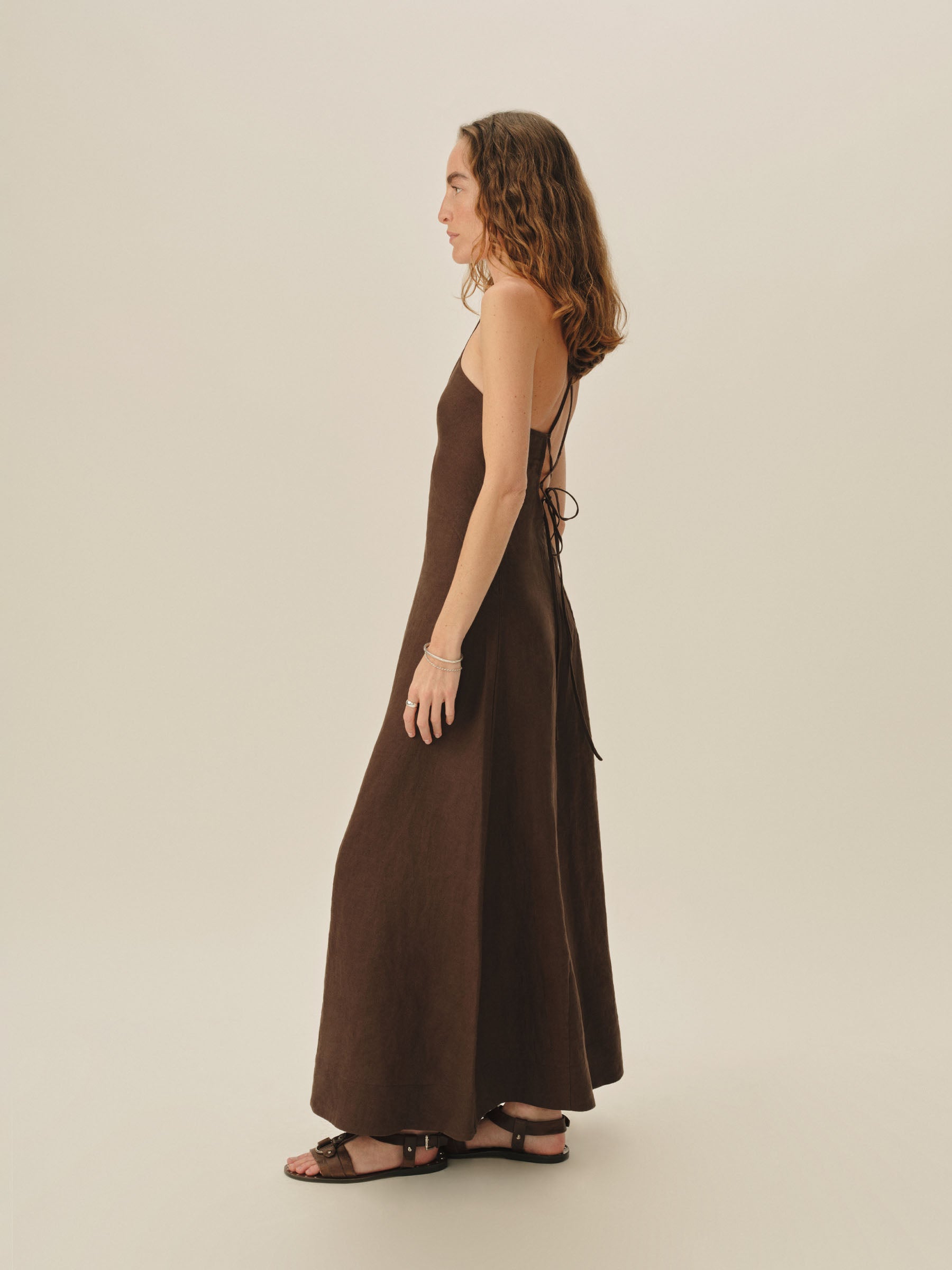 Alternative view of Clove Sea Breeze Linen Slip Dress