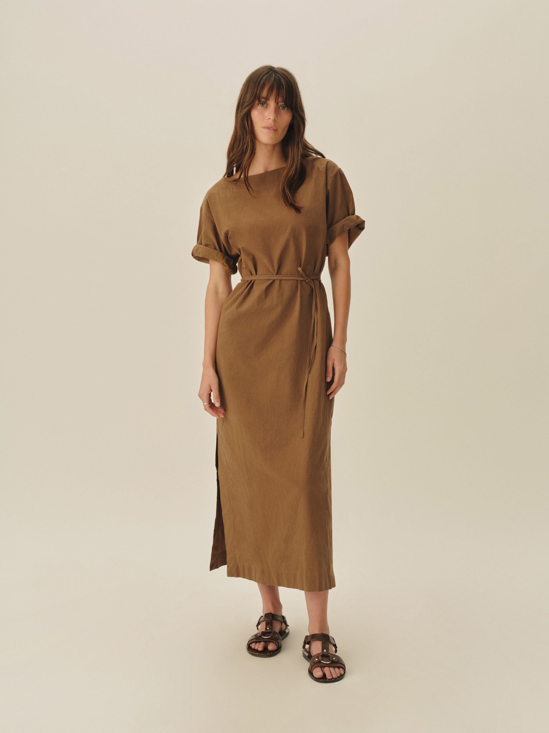 Alternative view of Golden Brown Mainstay Nomad Dress