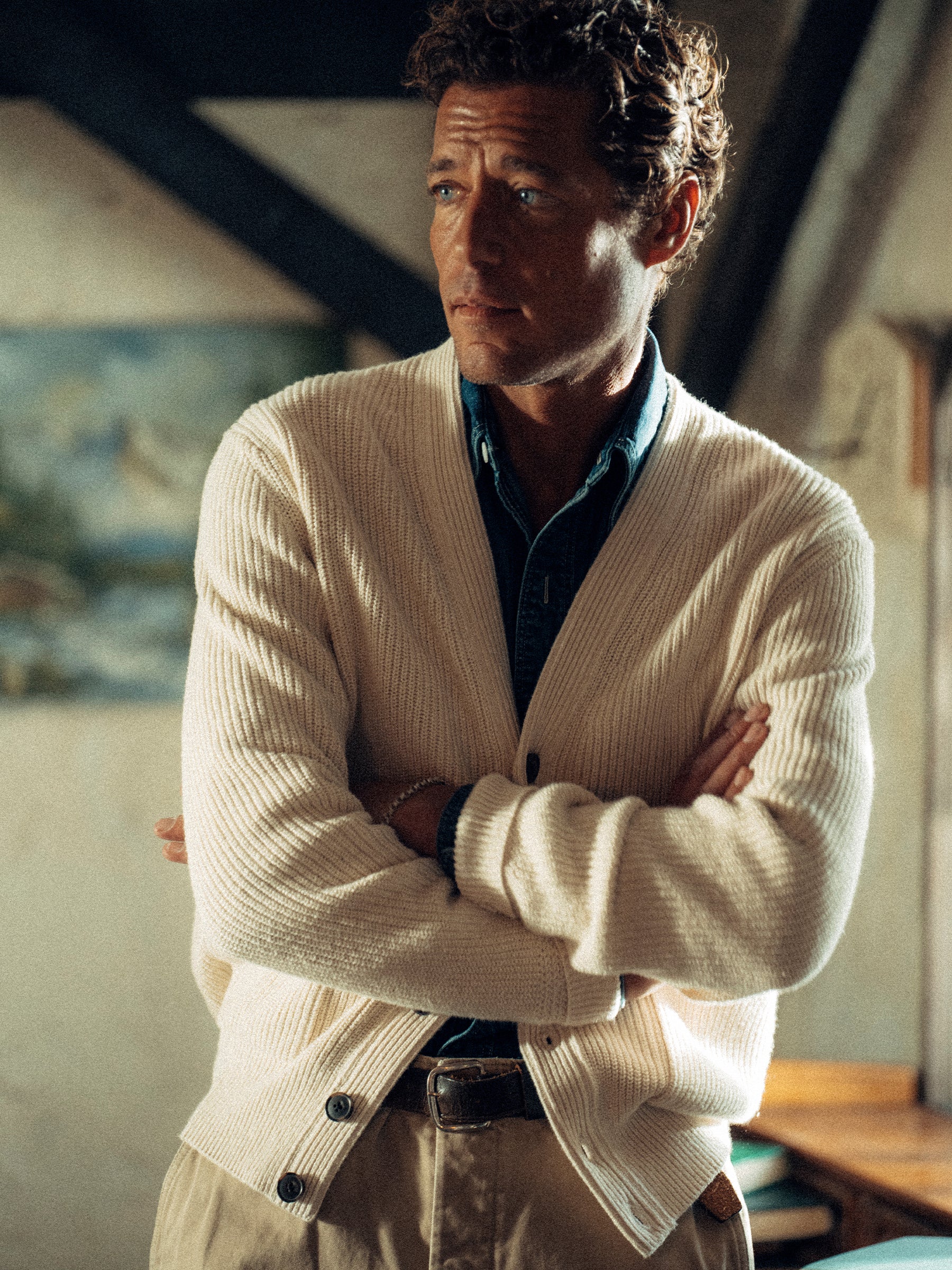 Alternative view of Sand Dollar Seafarer Cotton Rib Cardigan