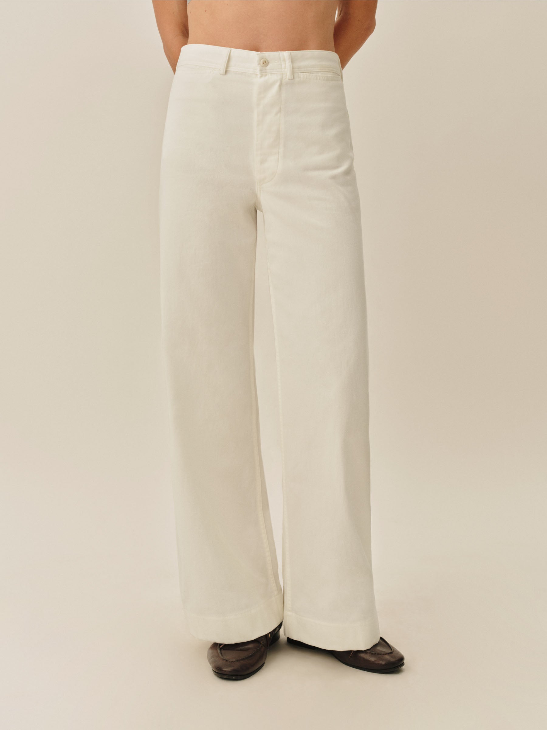 Alternative view of White Sailorette Pant
