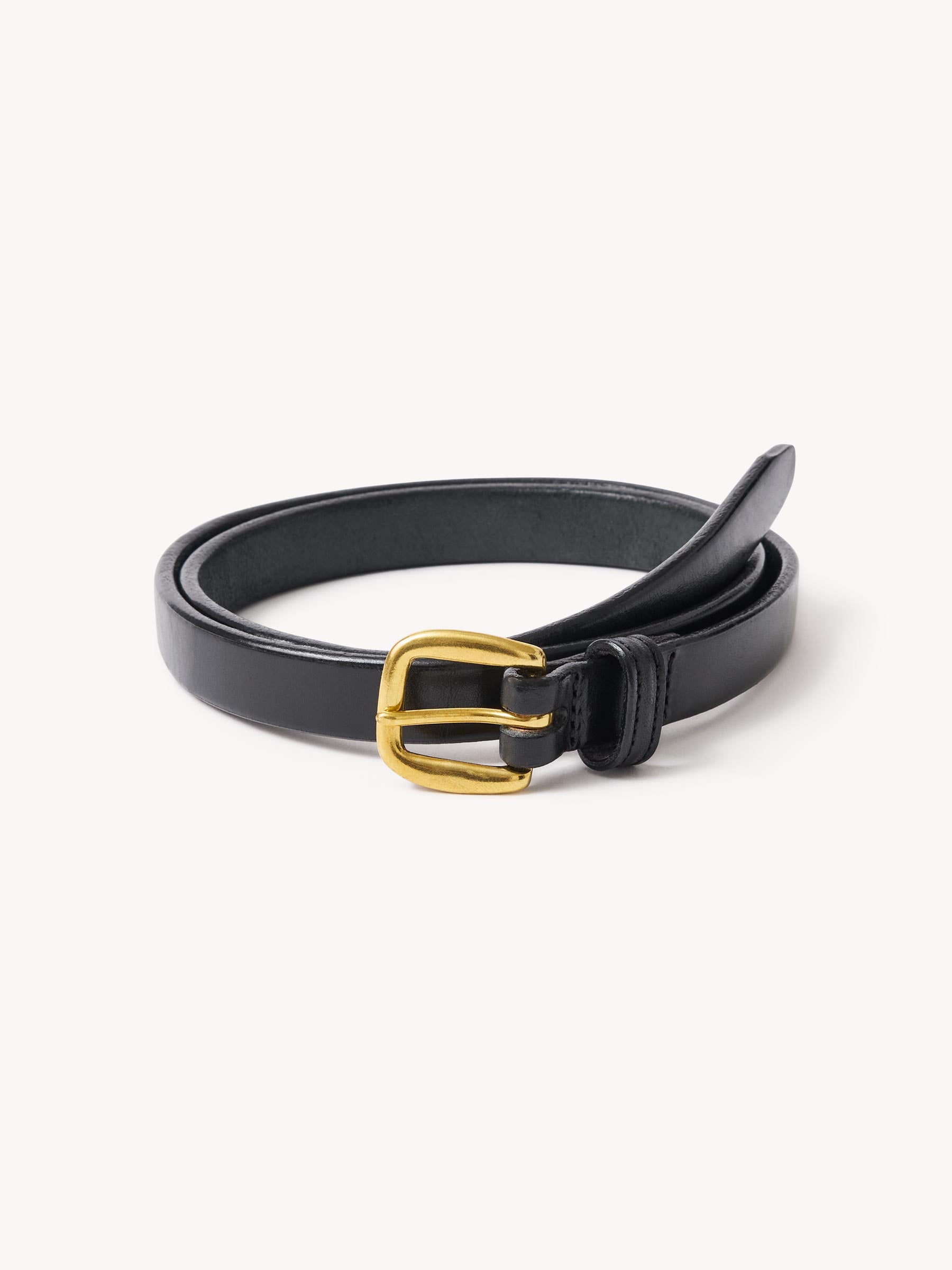 Black Slim Harpo American Dress Belt