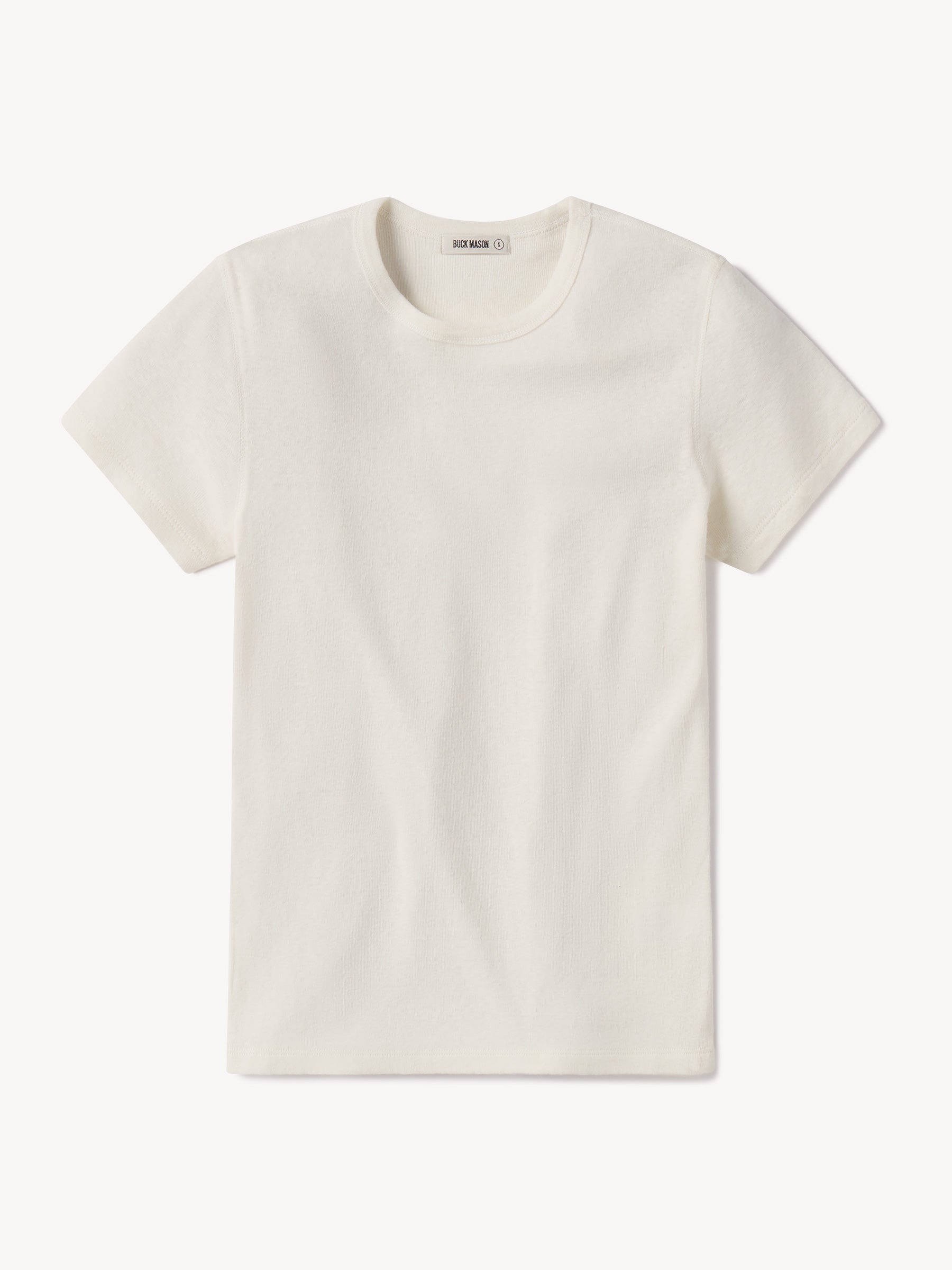 Natural Heirloom Rib S/S Tee