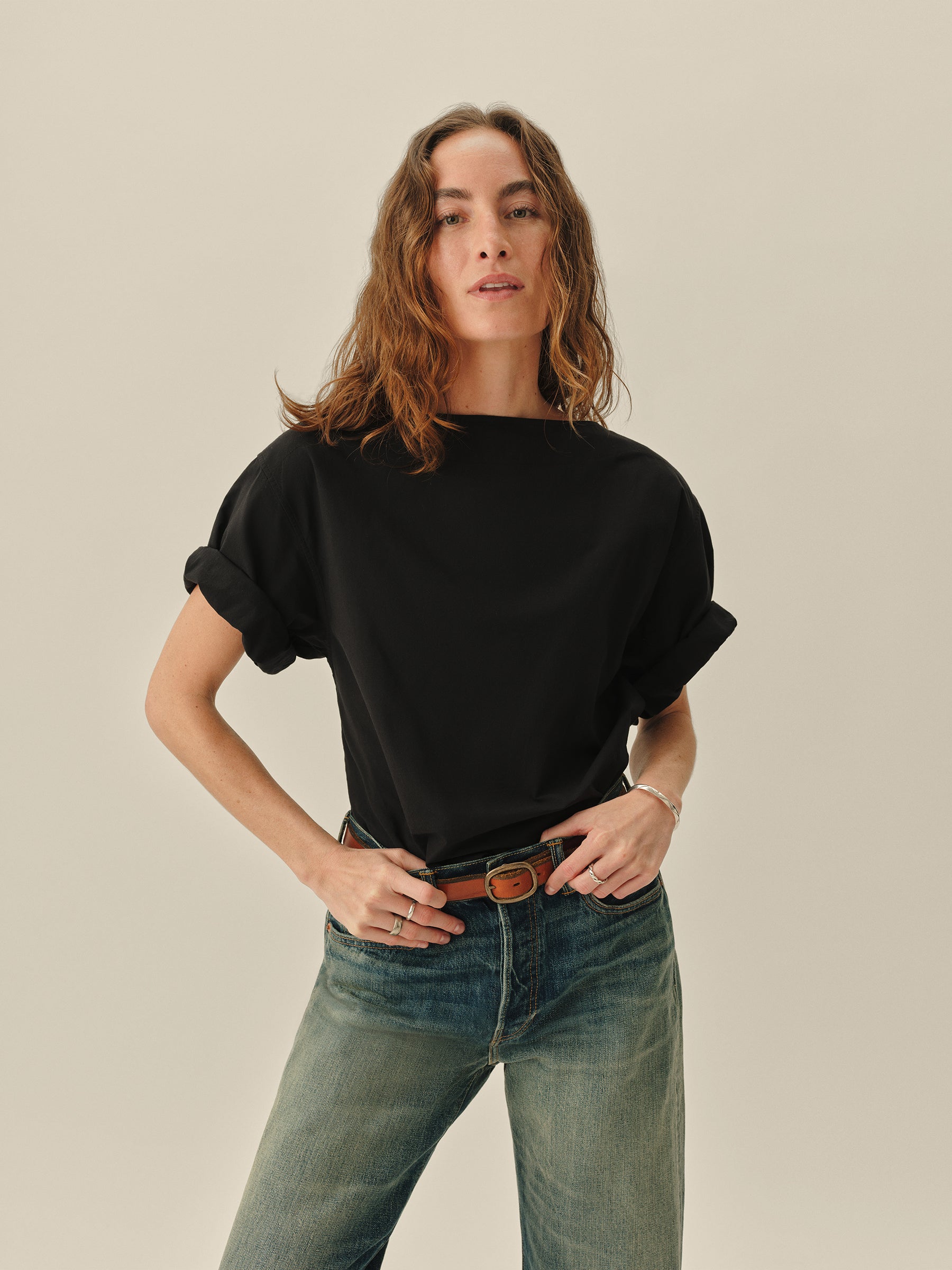 Alternative view of Black Mainstay Nomad Top