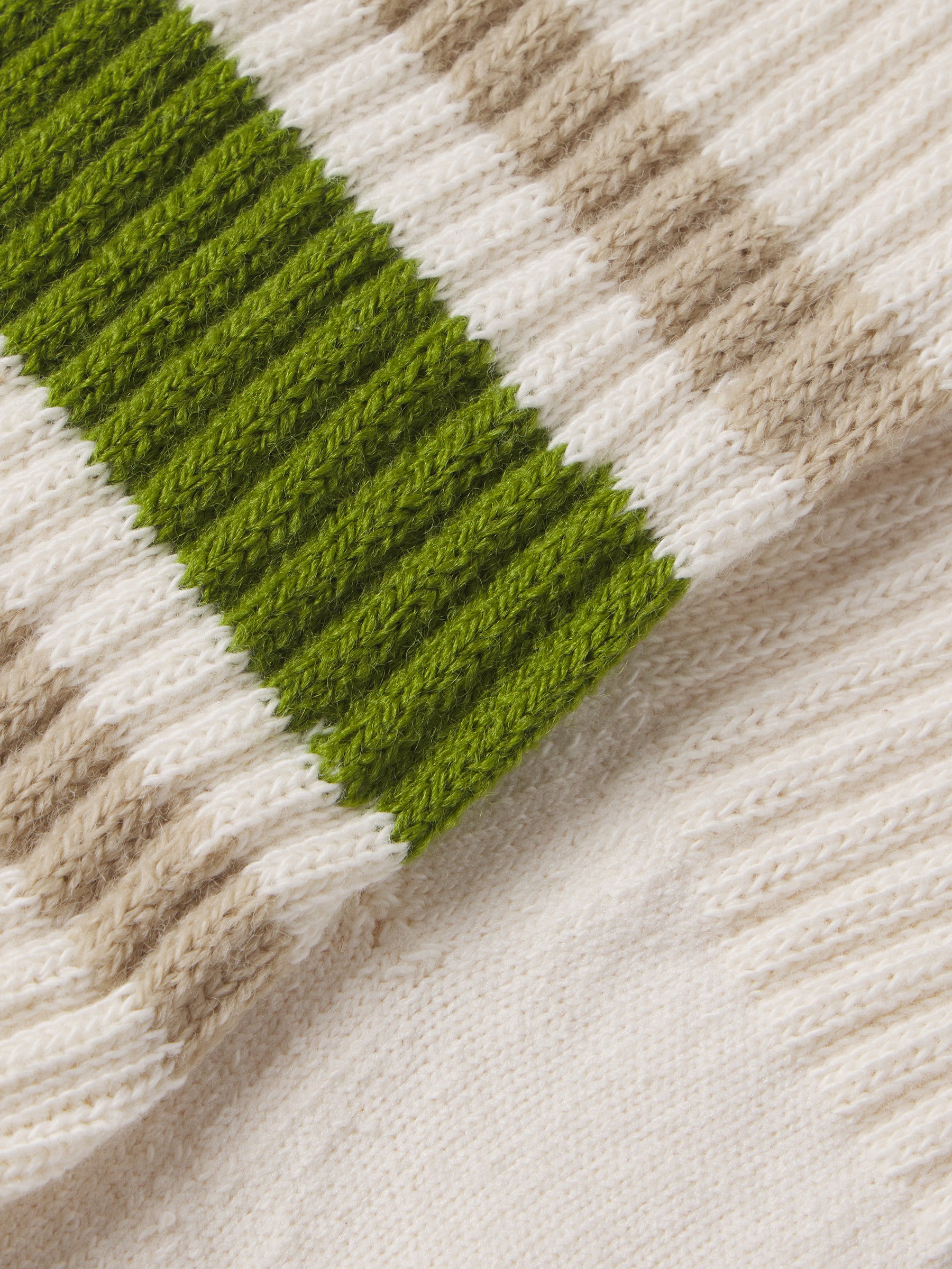 Alternative view of Stone / Chive Sport Stripe Sock