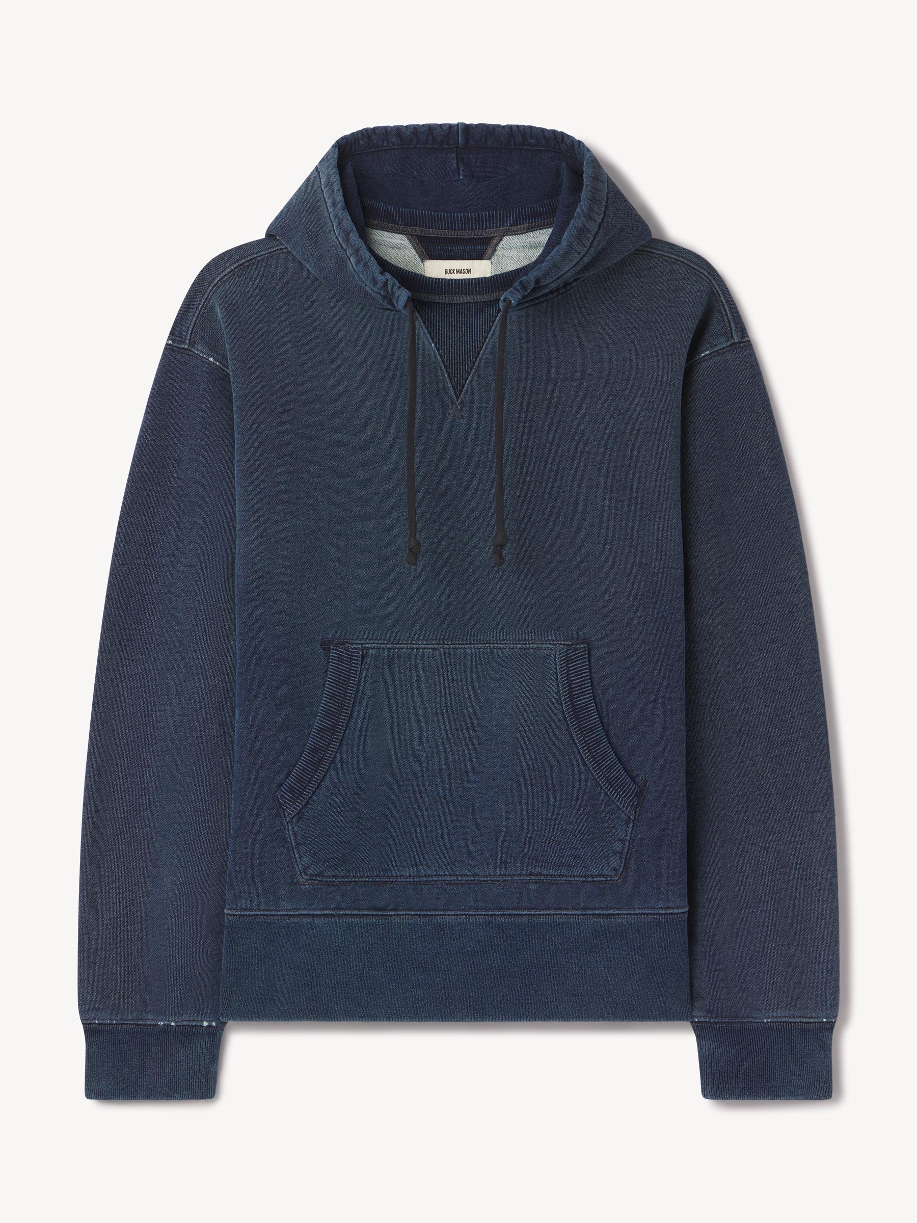 D037 Double Indigo Loopback Afterhood Sweatshirt