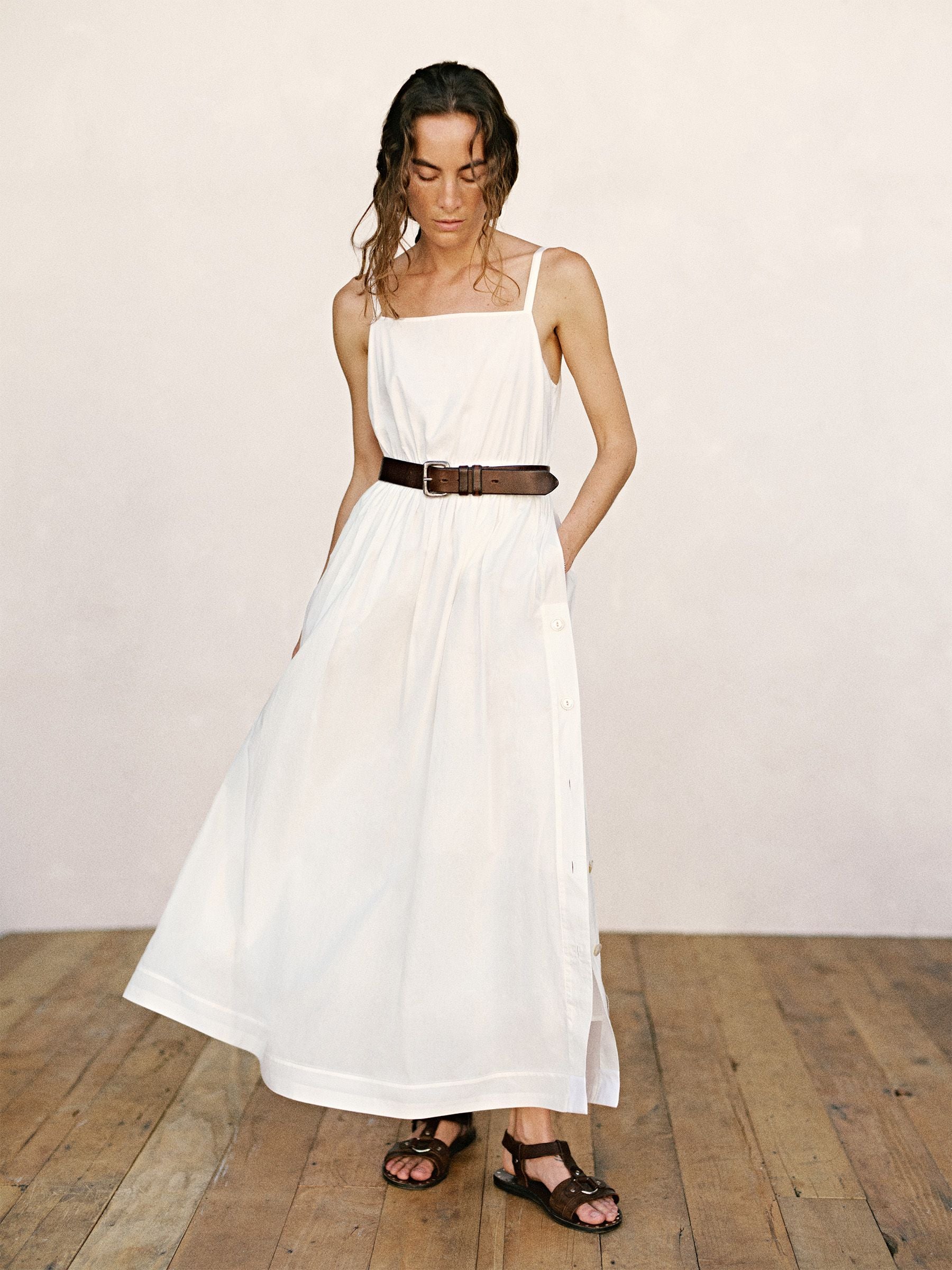 Alternative view of Natural Poplin Veranda Dress