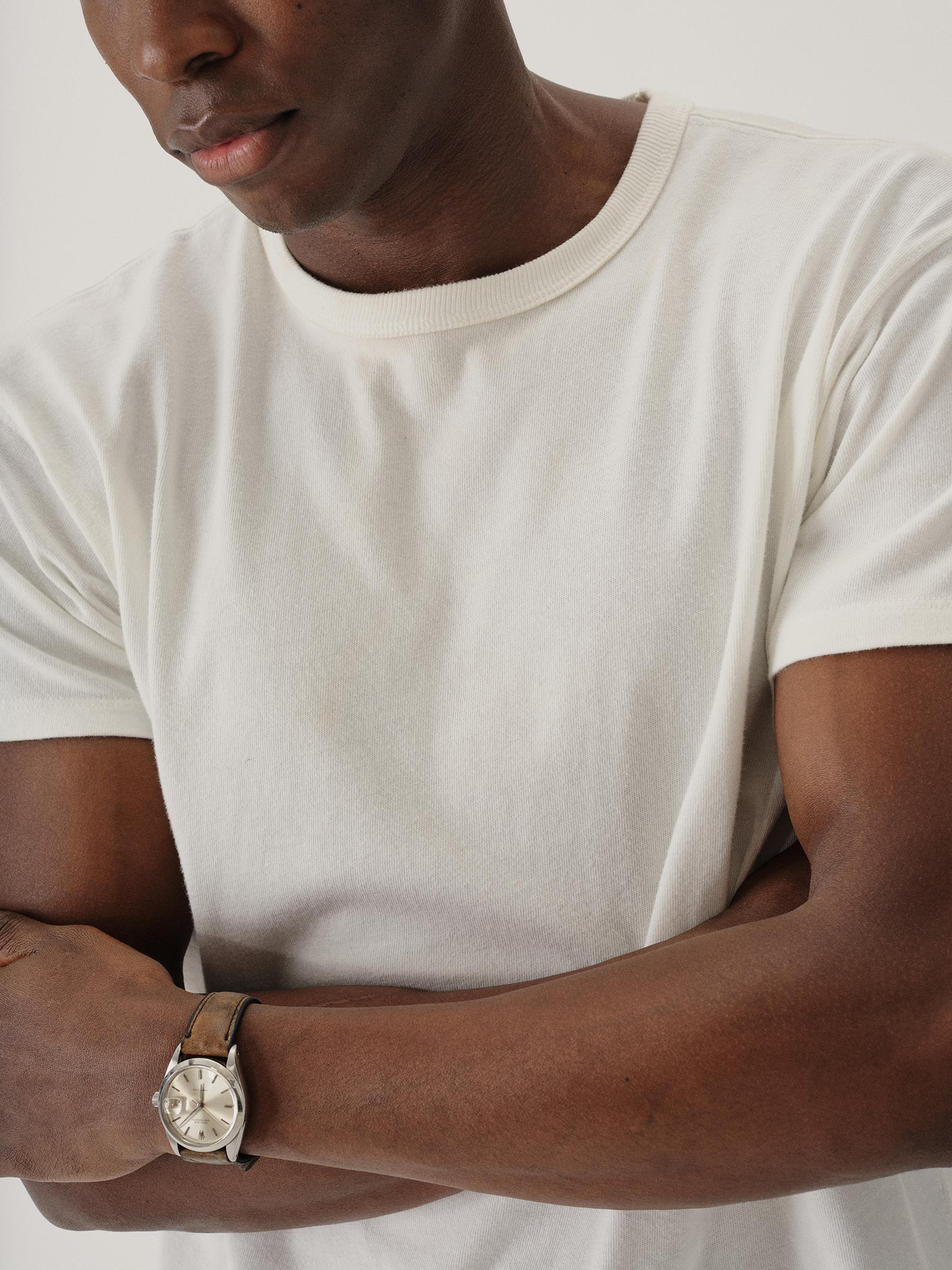 Alternative view of White Toughknit Classic Tee
