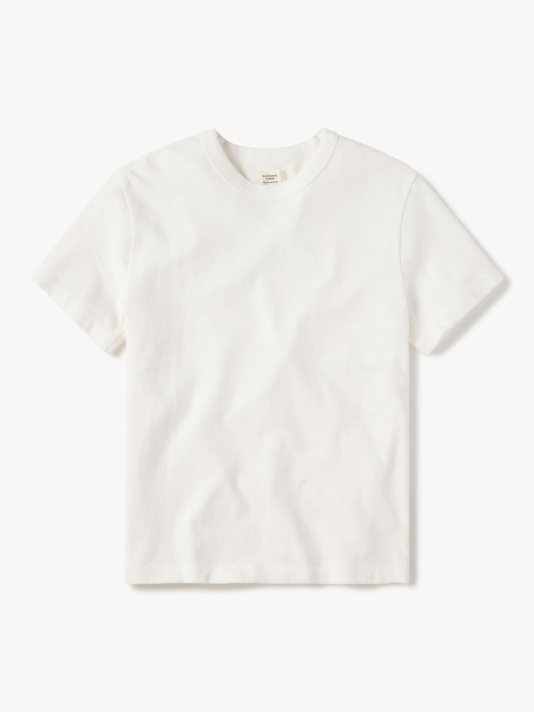 White Field Spec Cotton Heavy Tee