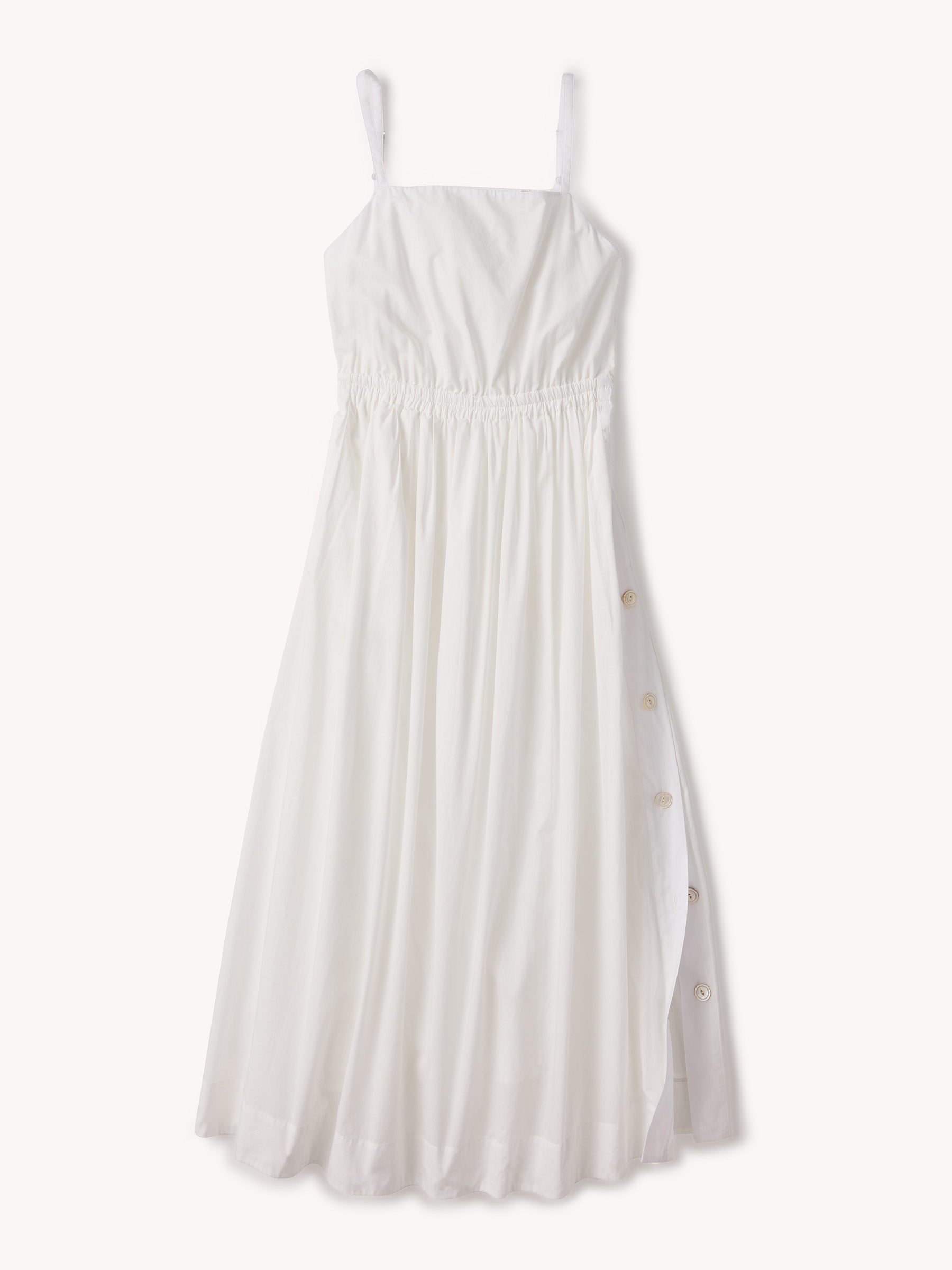 Natural Poplin Veranda Dress