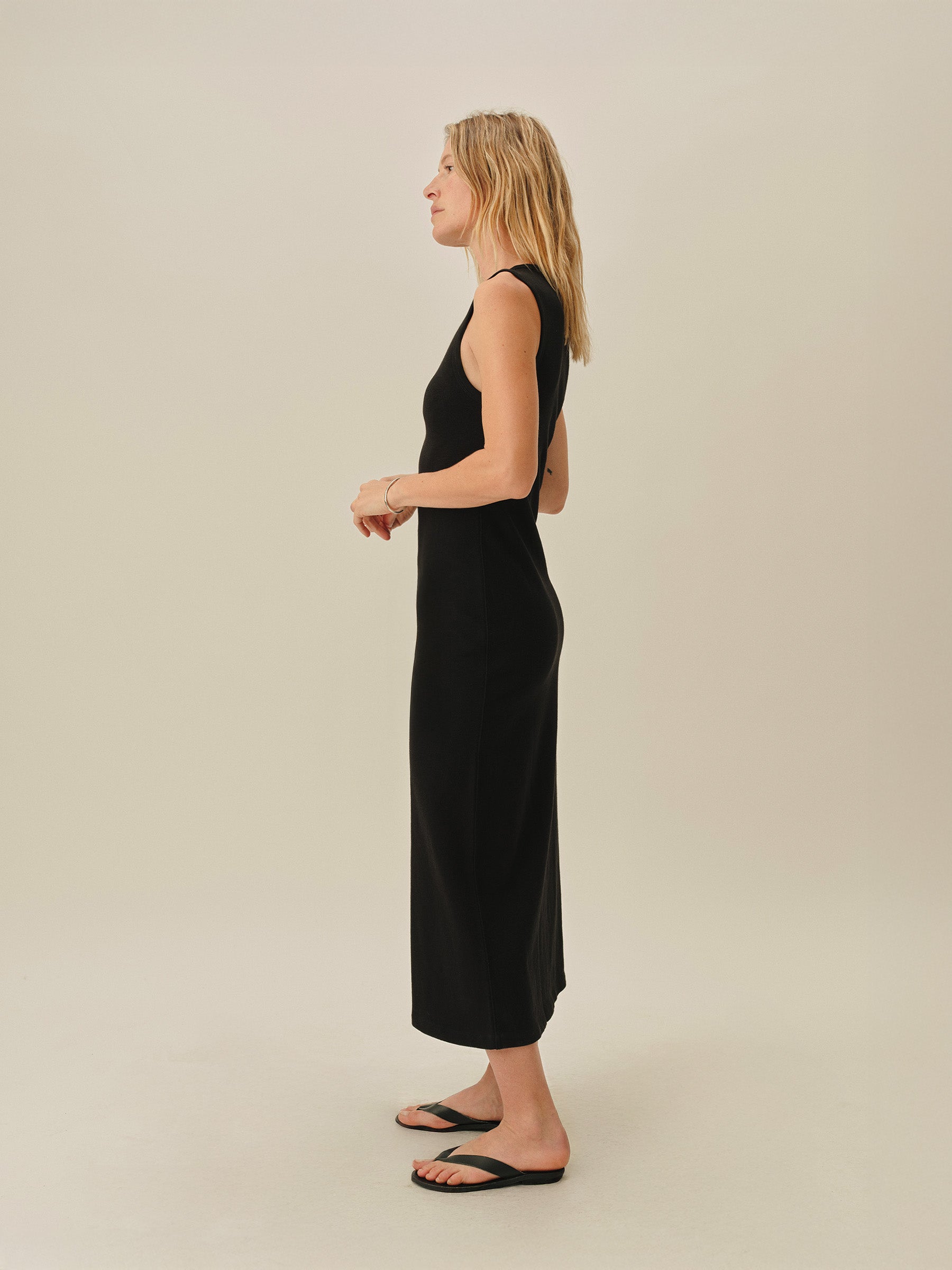 Alternative view of Black Field Spec Flare Dress
