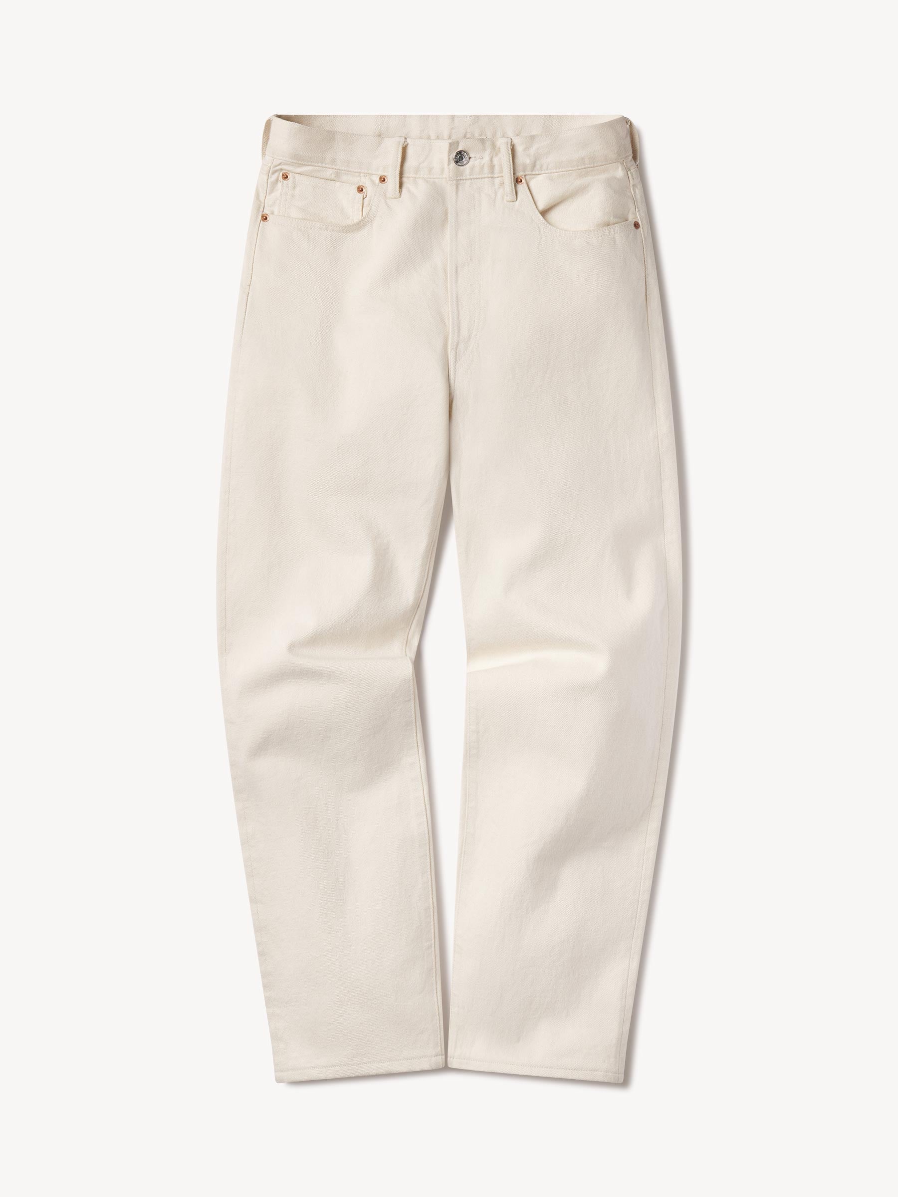 N002 Japanese Loomstate Selvedge Full Saddle Jean