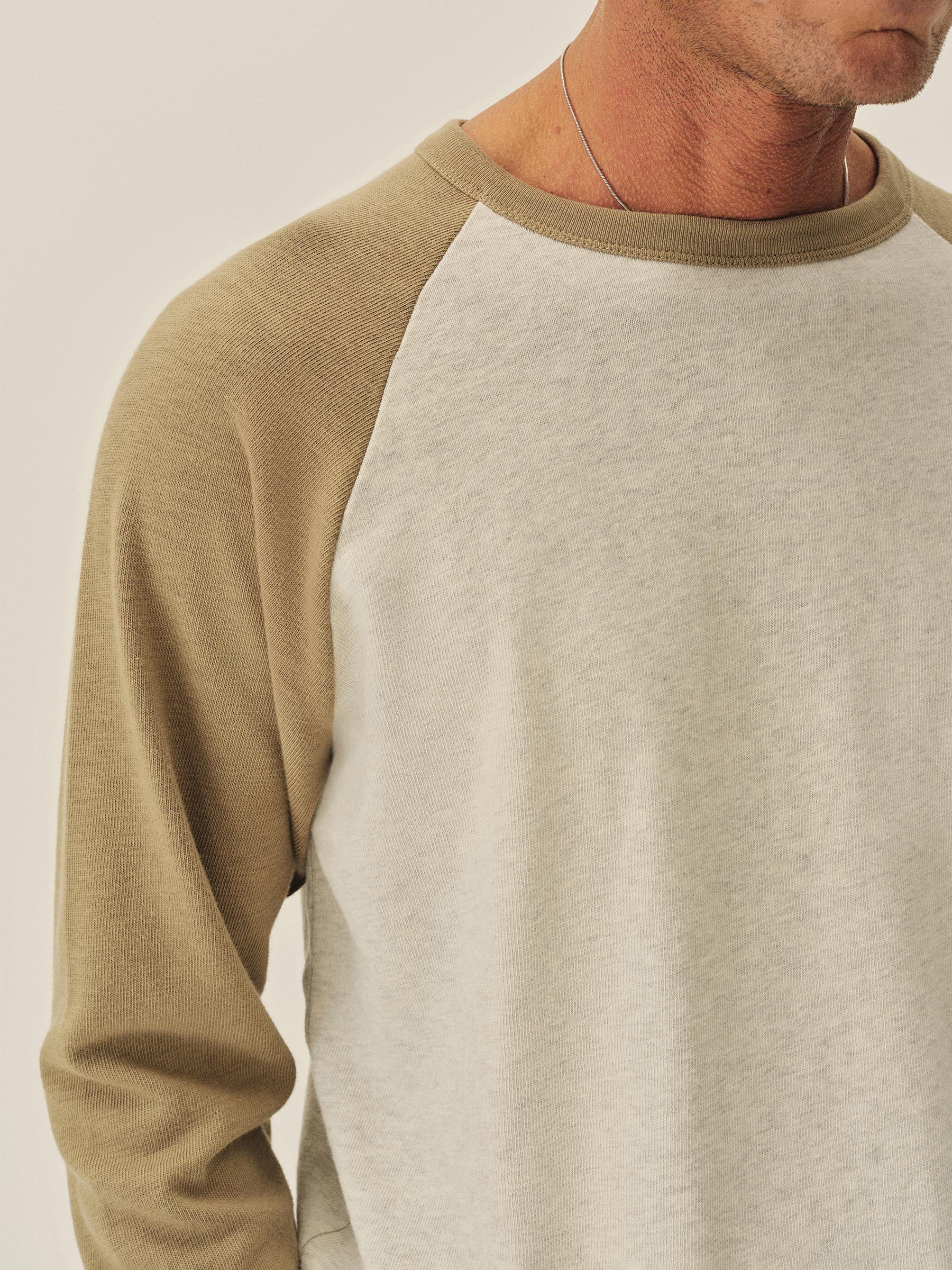 Alternative view of Field Green / Heather Oat Field Spec Sandlot Tee