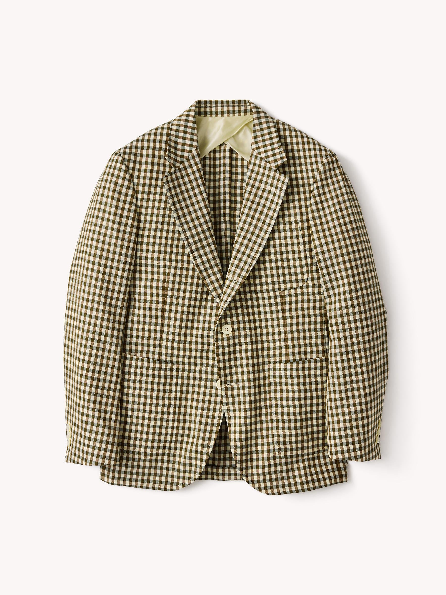Fawn Gingham Hollywood Jacket