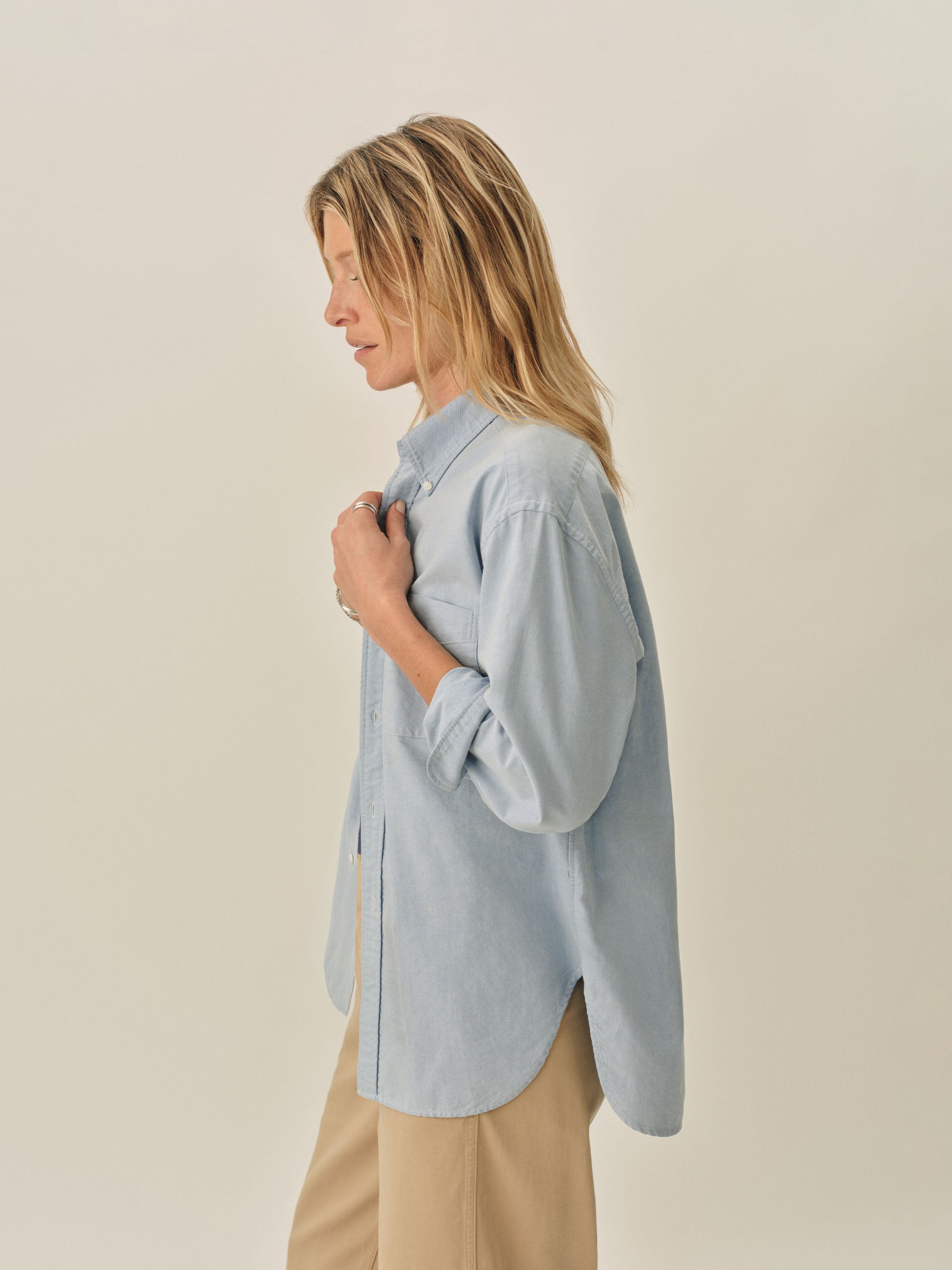 Alternative view of Blue EOE Big Oxford BD Shirt