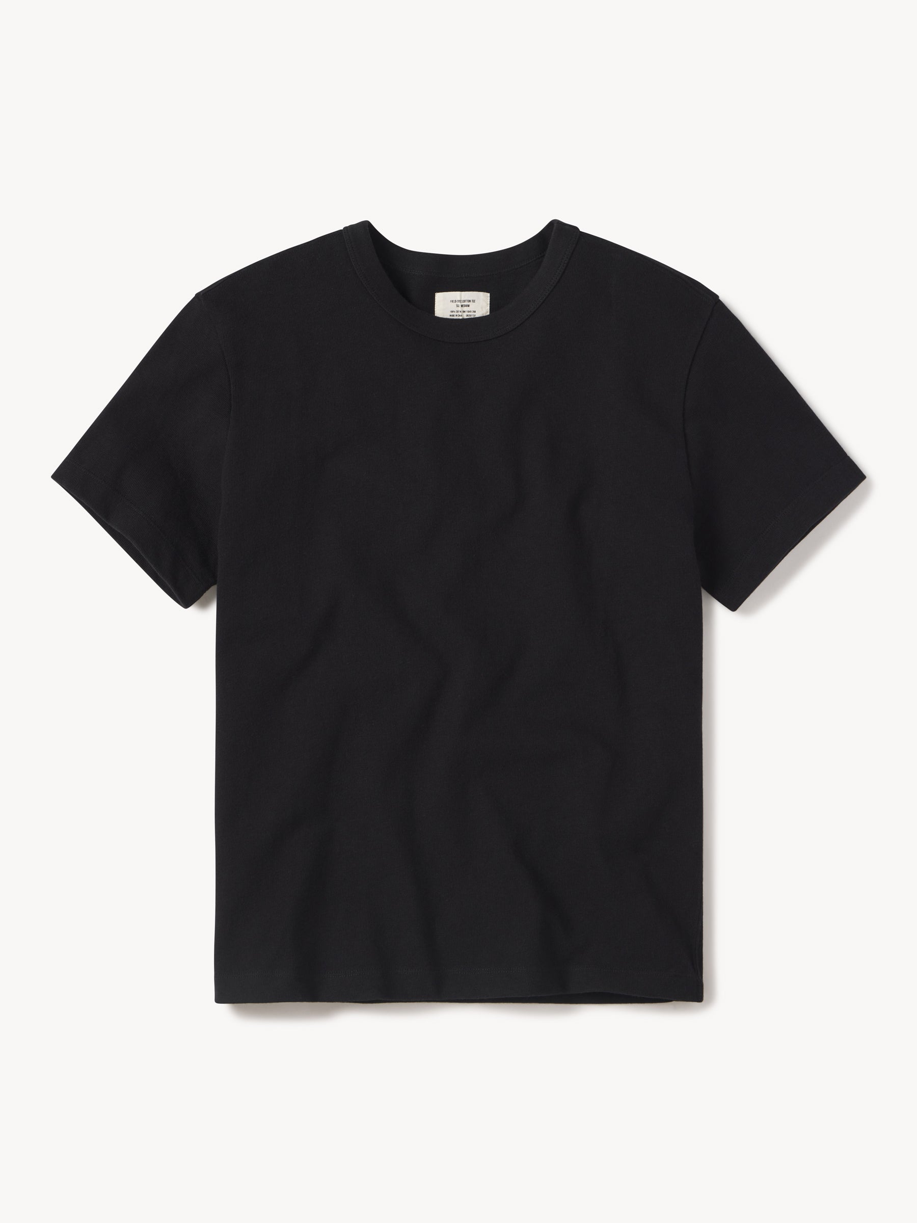 Black Field Spec Cotton Heavy Tee