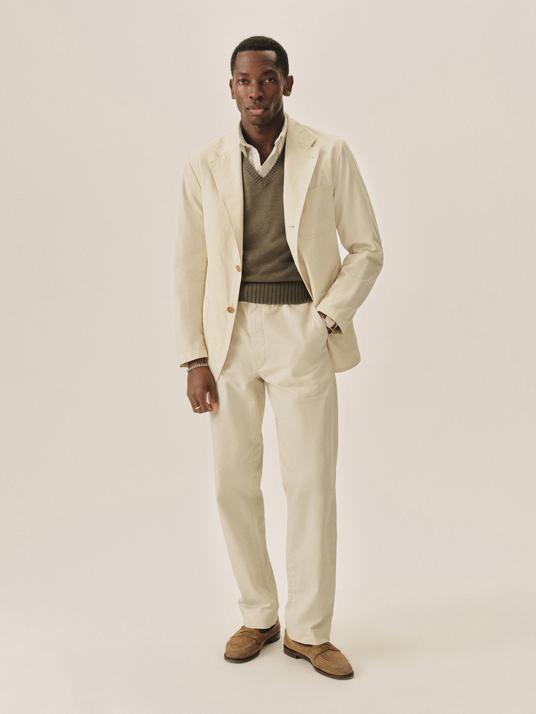 Alternative view of Natural Tropic Twill Carry On Jacket