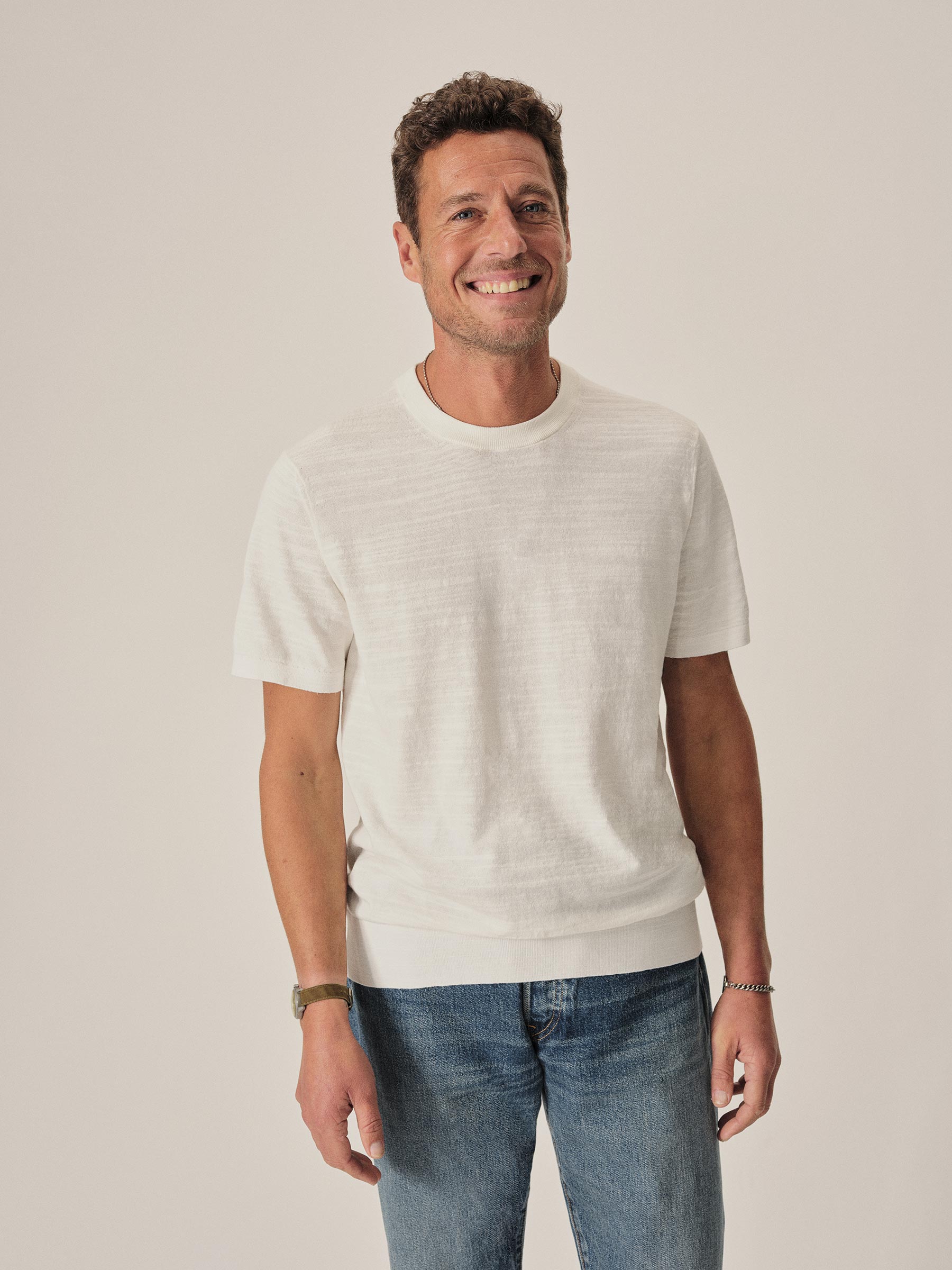 Alternative view of Ivory Avalon Knit Classic Tee