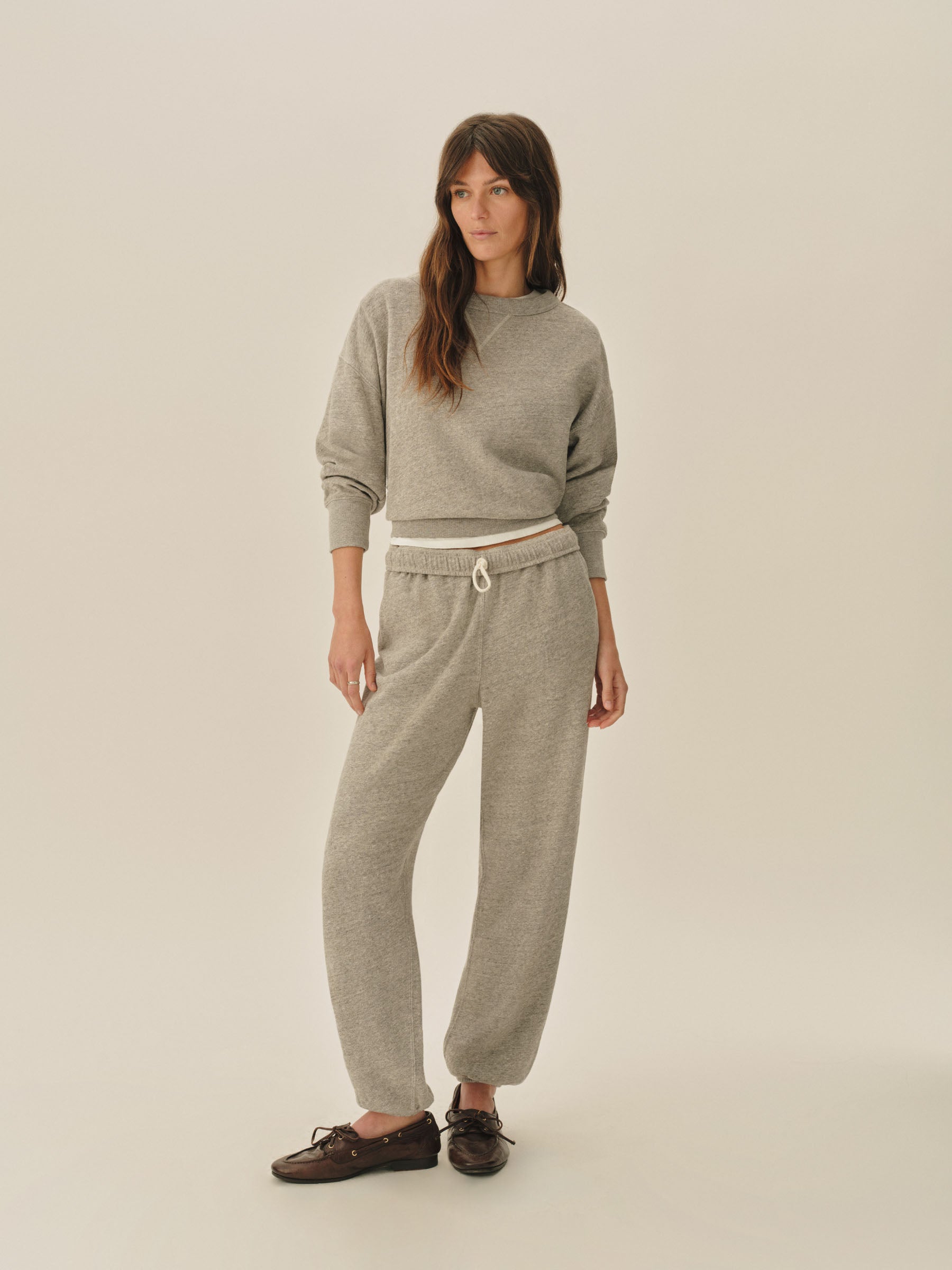 Vintage Heather Grey Vintage Interloop Oversized Crew