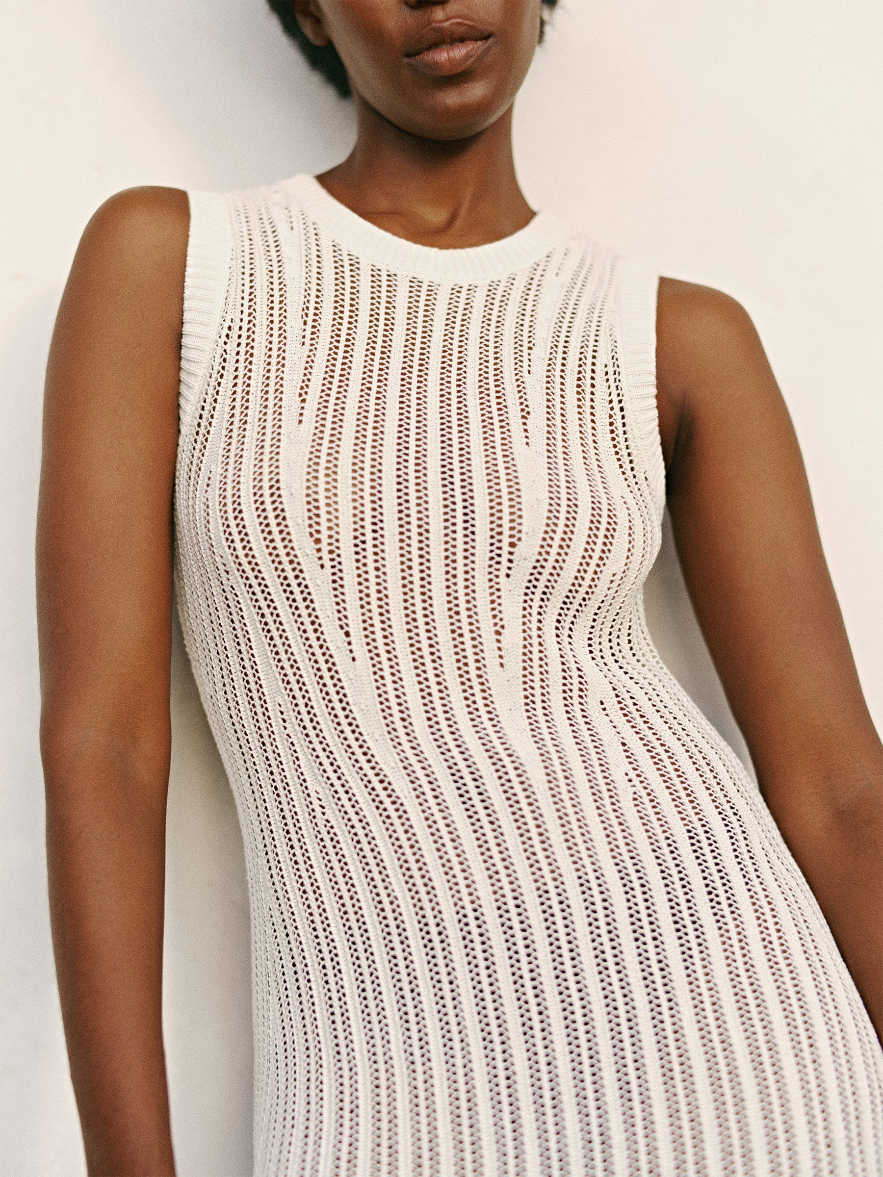 Alternative view of Natural Coastline Crochet Dress