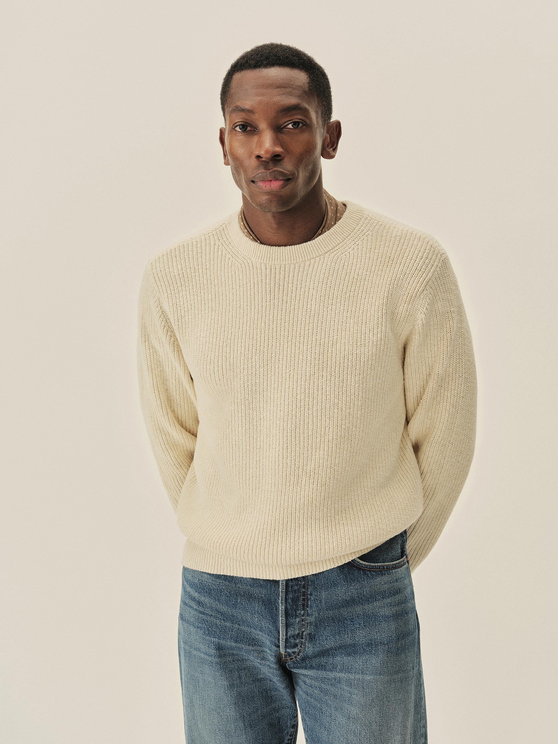 Alternative view of Sand Dollar Seafarer Cotton Rib Crew