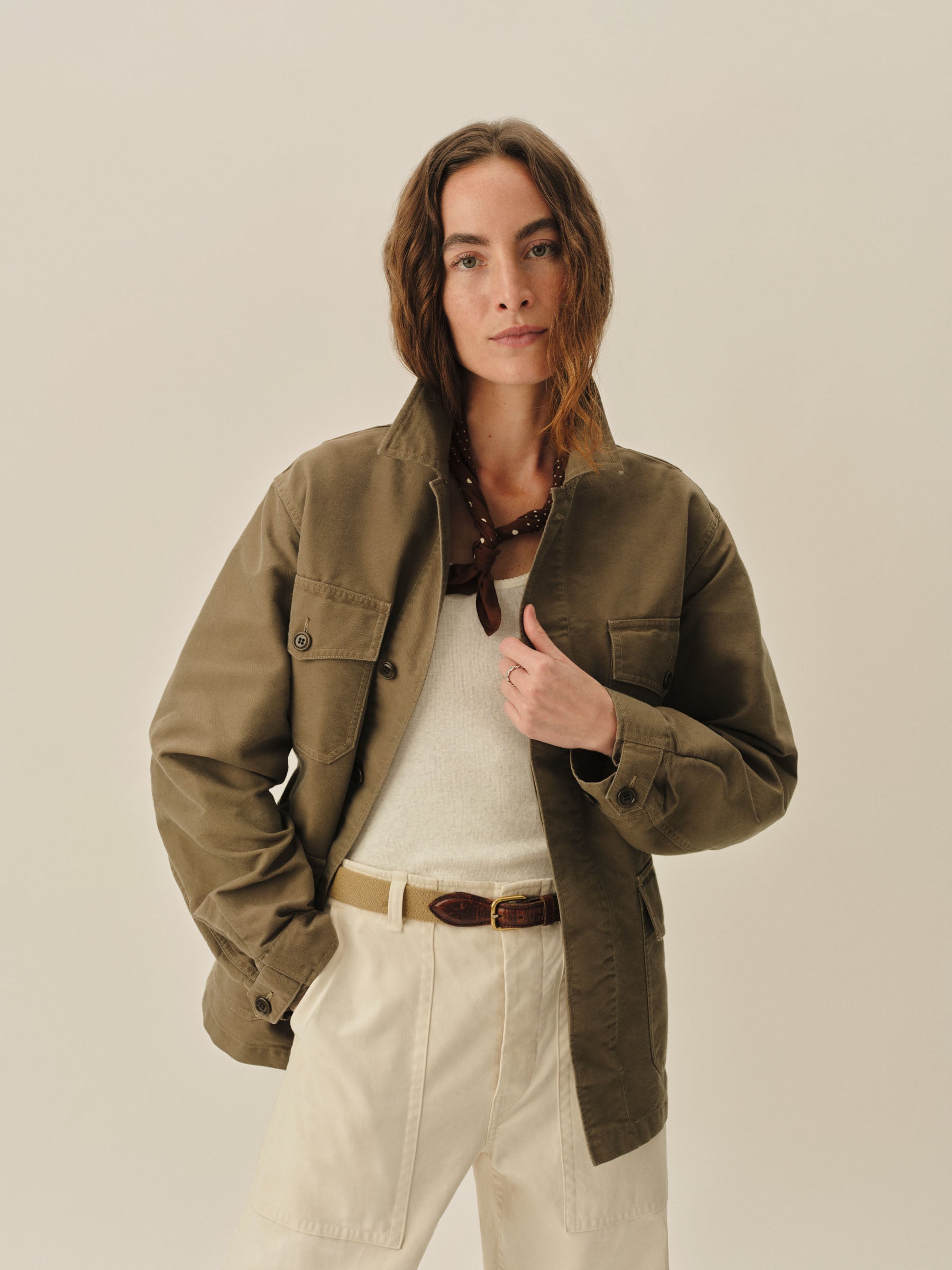 Alternative view of Soft Olive All Day Field Jacket