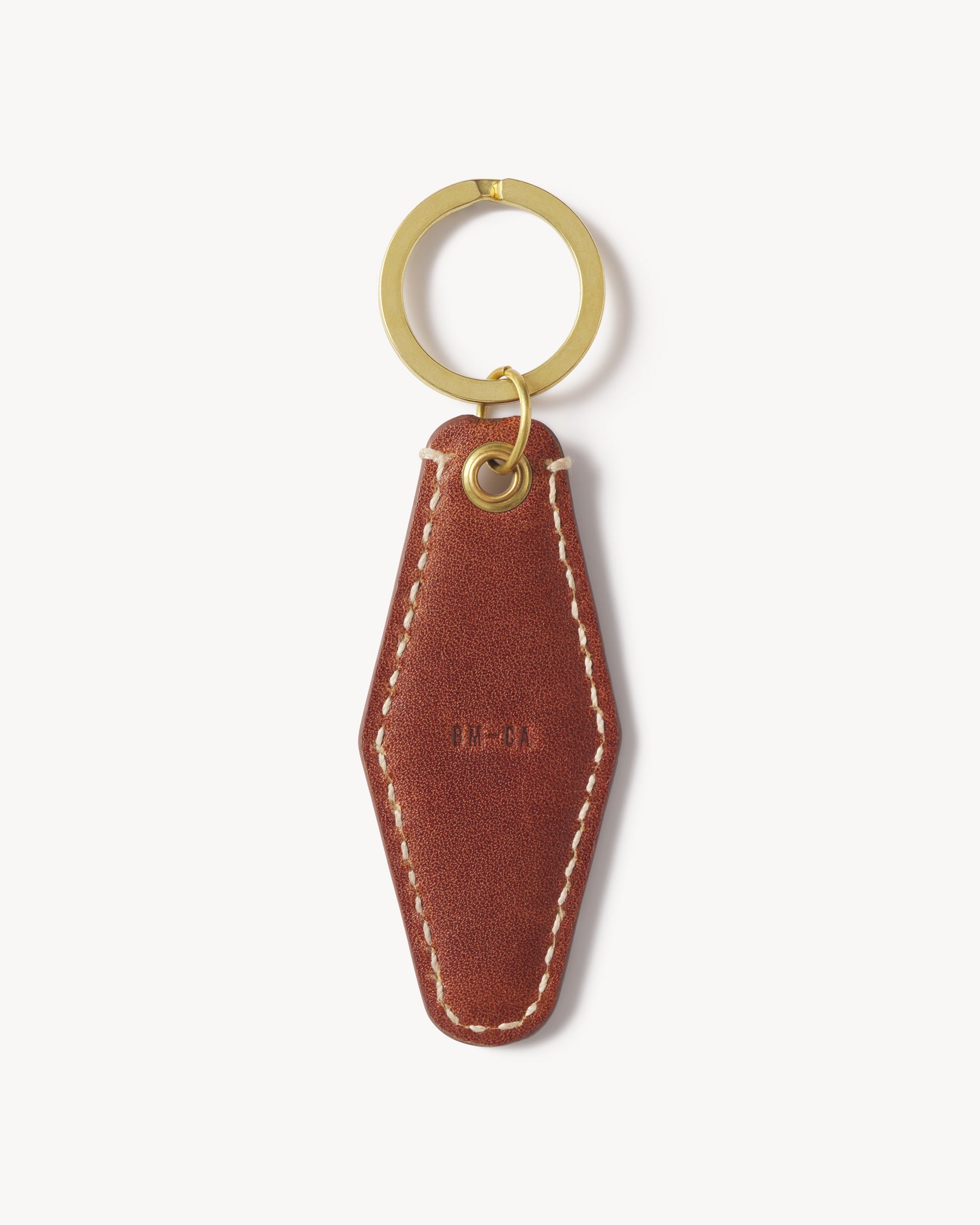 Alternative view of Cognac Countryman Full Grain Leather Key Ring