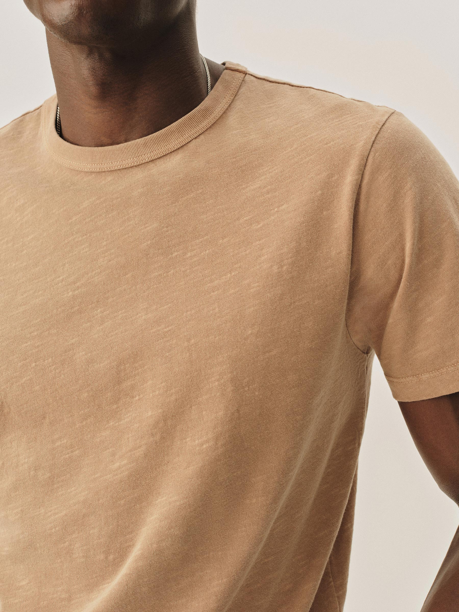 Alternative view of Weathered Tobacco Slub Classic Tee