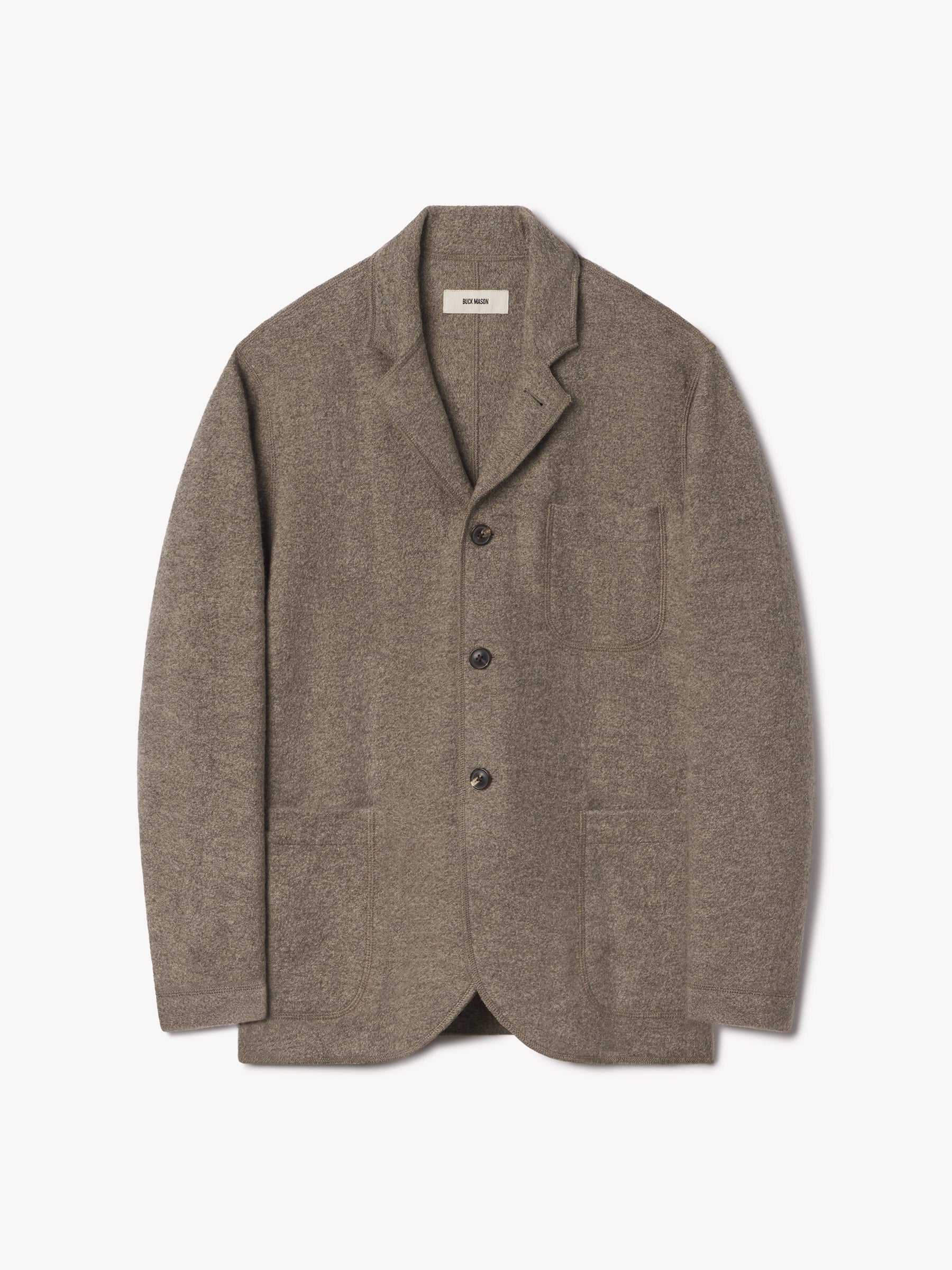 Heather Stone Felted Chore Coat