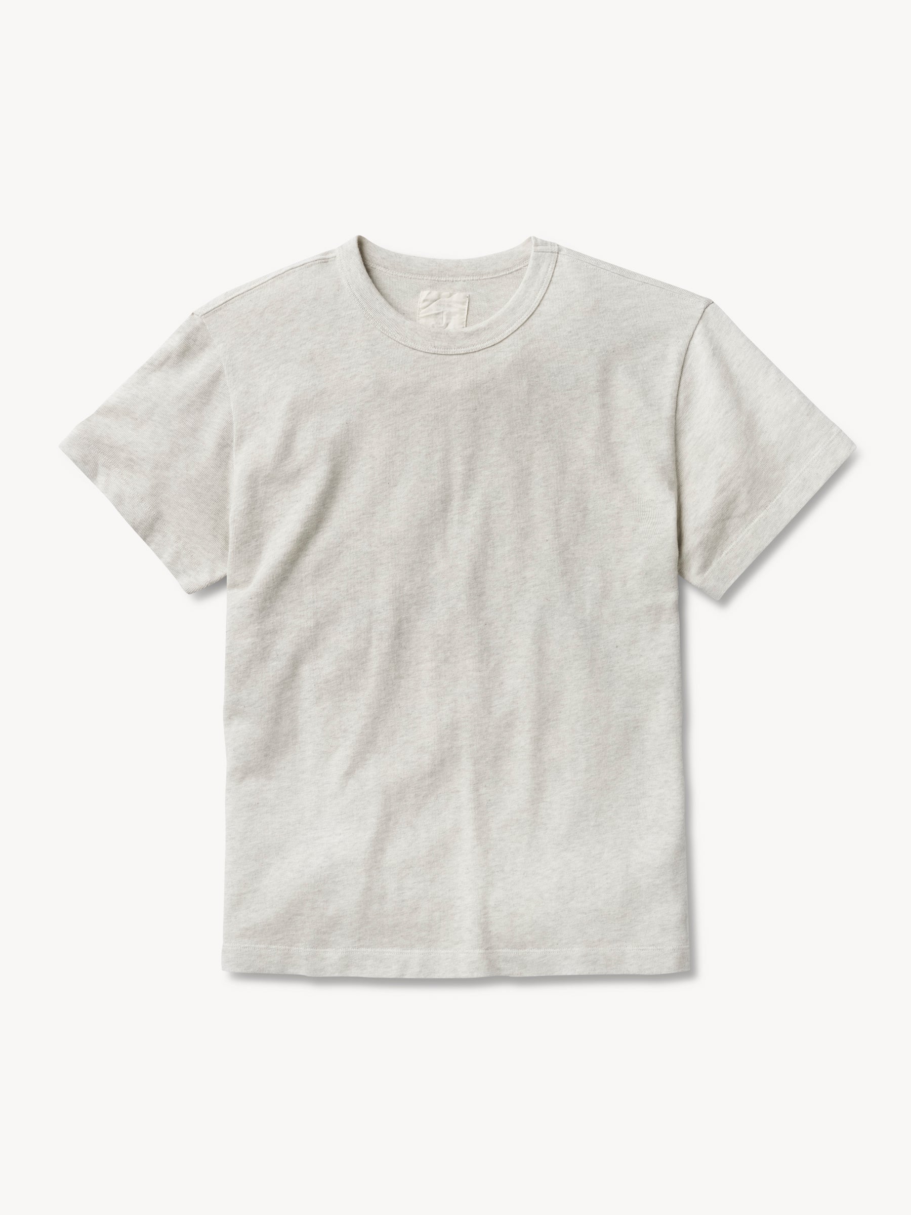 Heather Oat Field Spec Cotton Heavy Tee