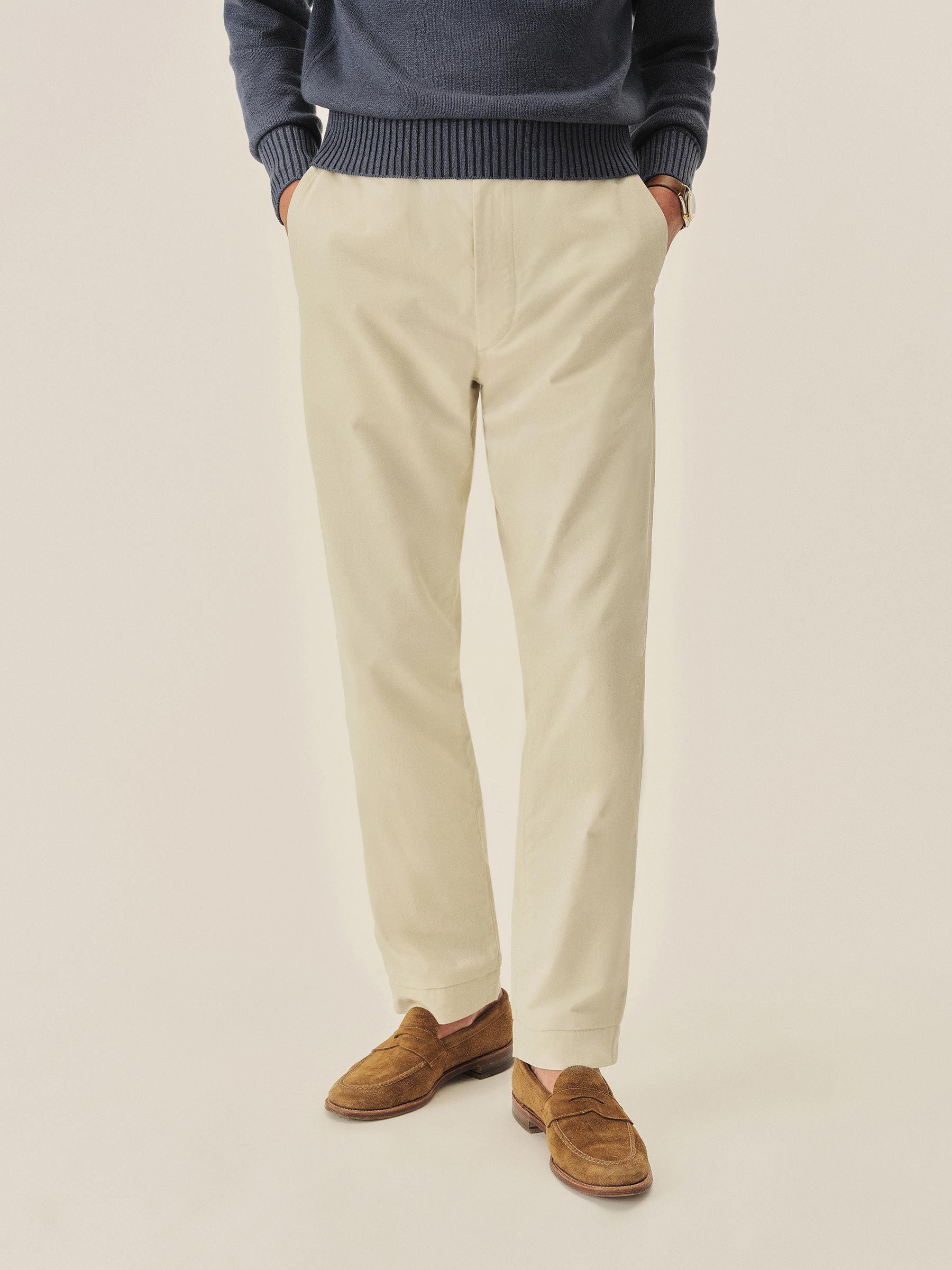 Natural Tropic Twill Carry On Ford Standard Pant
