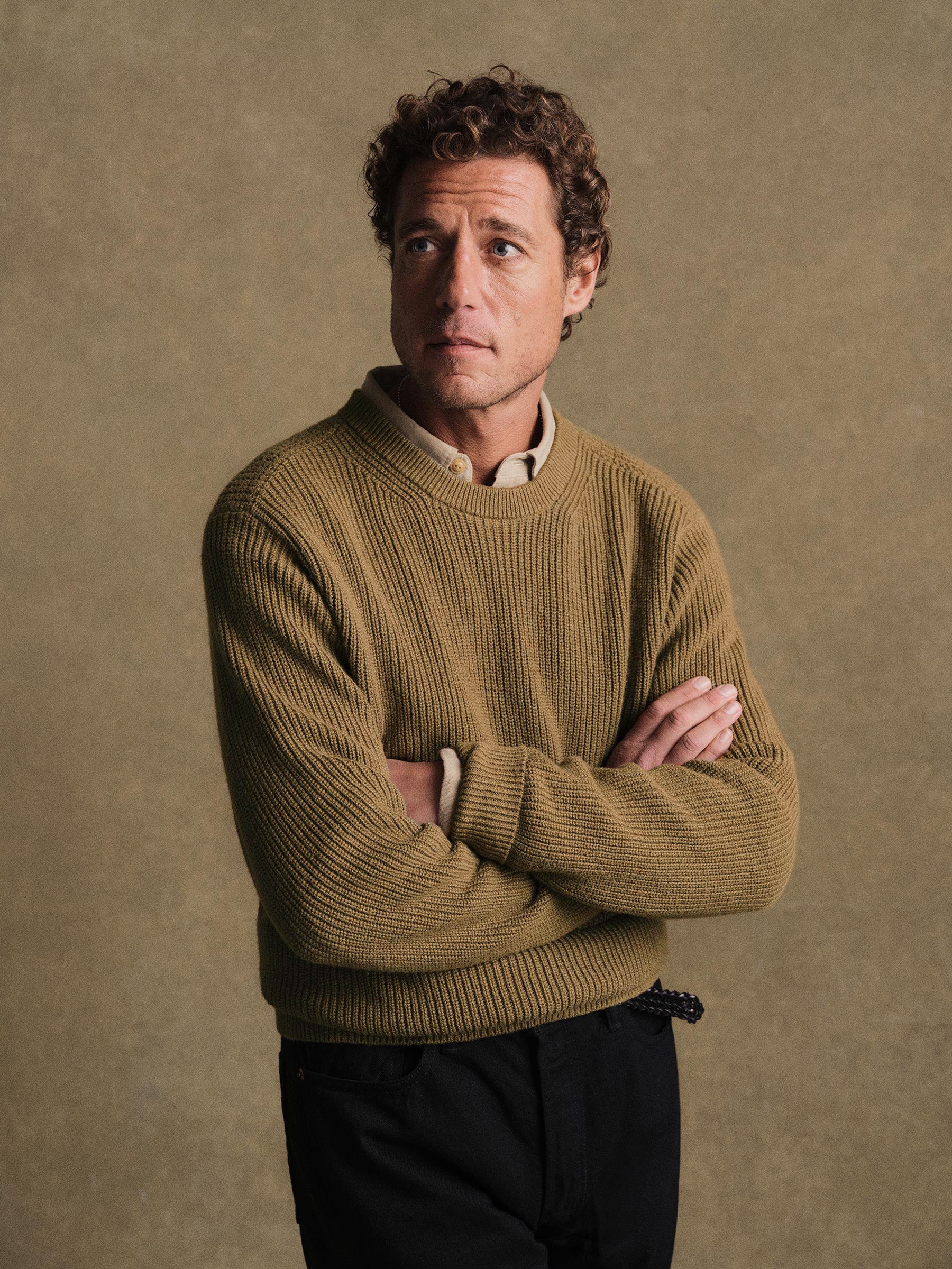 Alternative view of British Khaki Seafarer Cotton Rib Crew