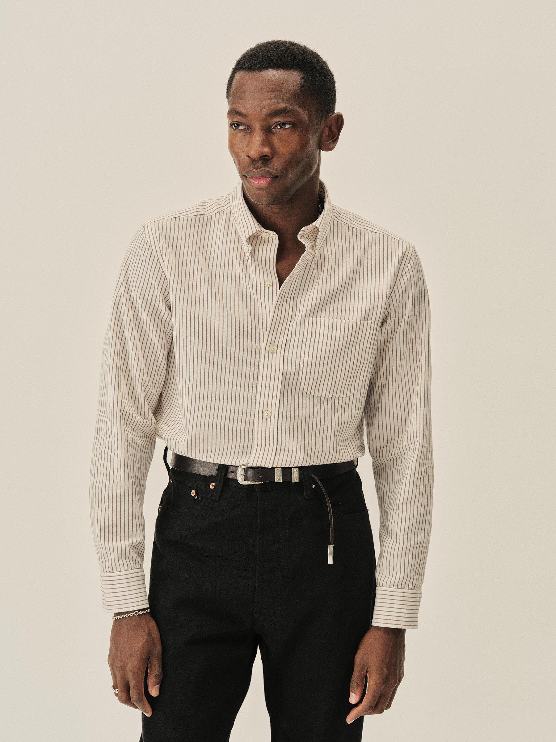 Alternative view of Canyon Lane Stripe California Oxford BD Shirt
