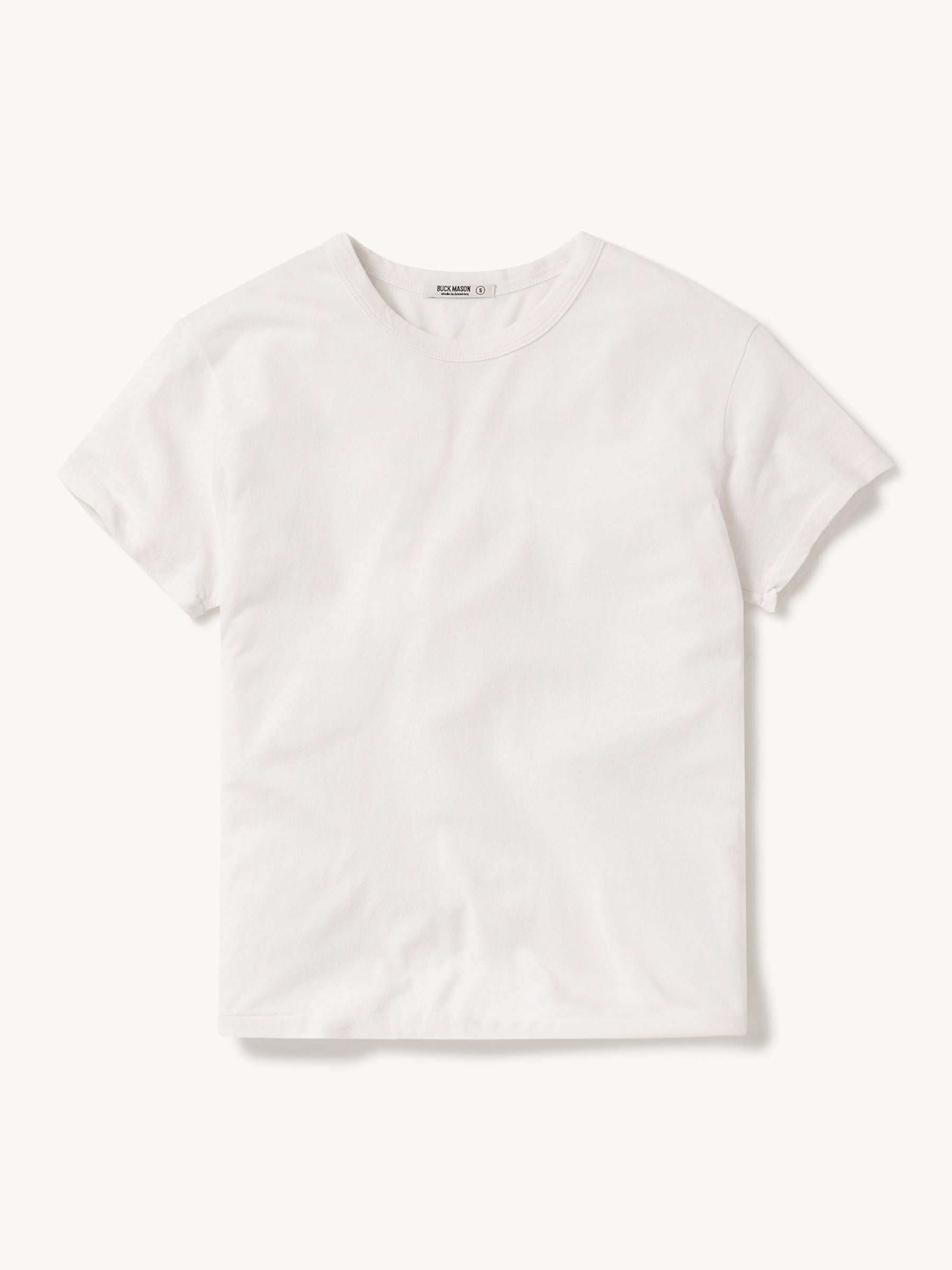 White Slub Easy Crew