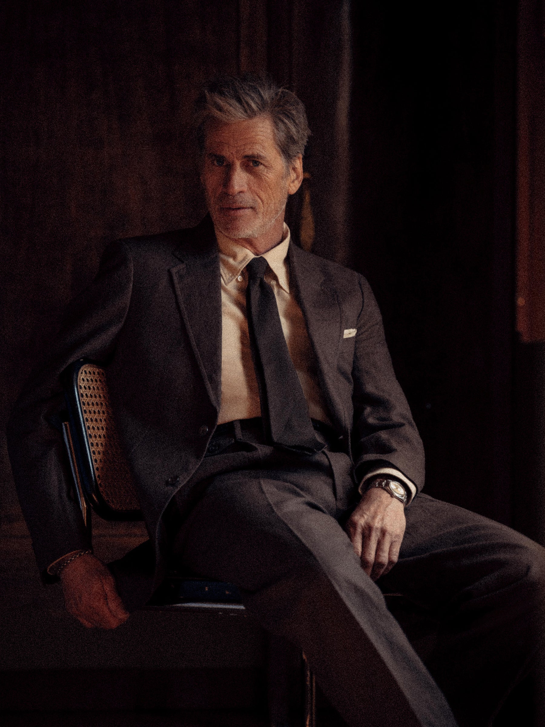Alternative view of Chocolate Irish Linen Hollywood Jacket