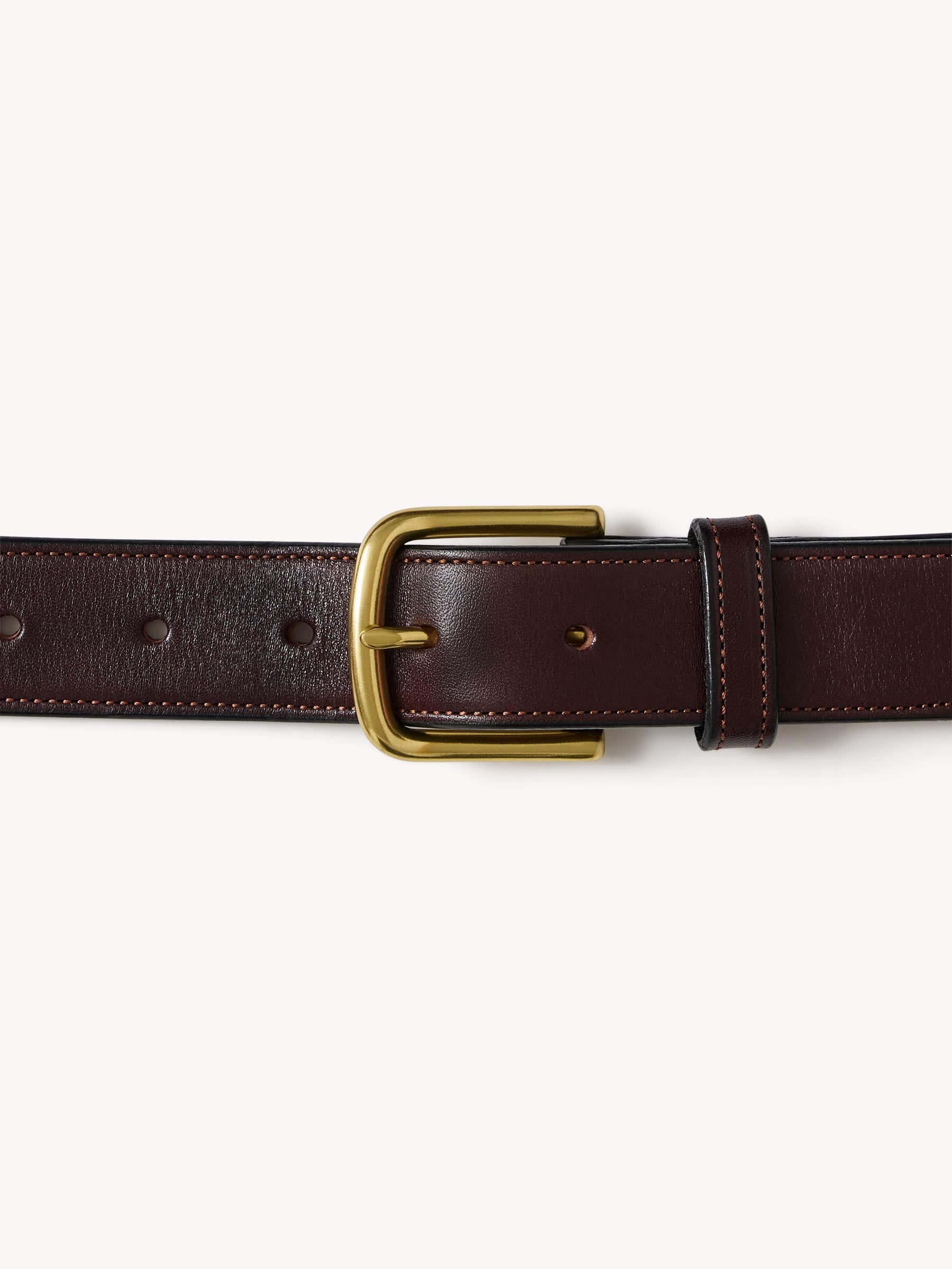 Alternative view of Dark Brown Semi Fancy American Dress Belt
