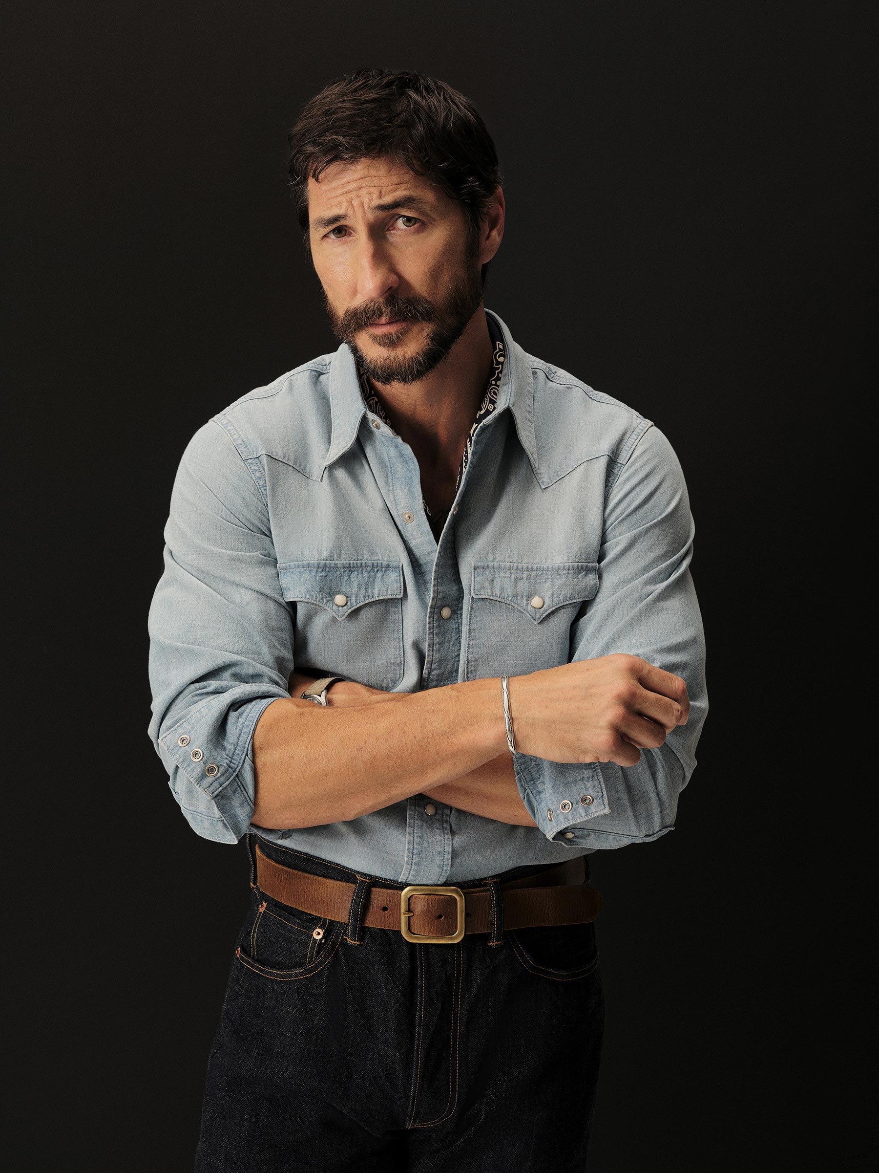 Alternative view of L030 Japanese Chambray Western Shirt