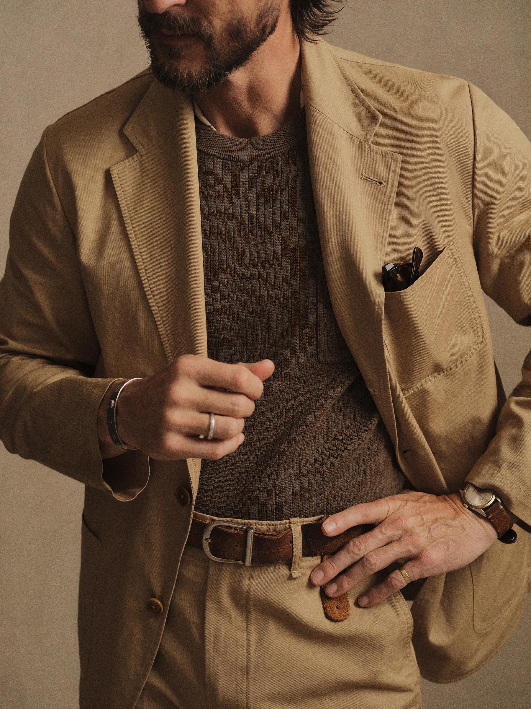 Alternative view of Khaki Tropic Twill Carry On Jacket